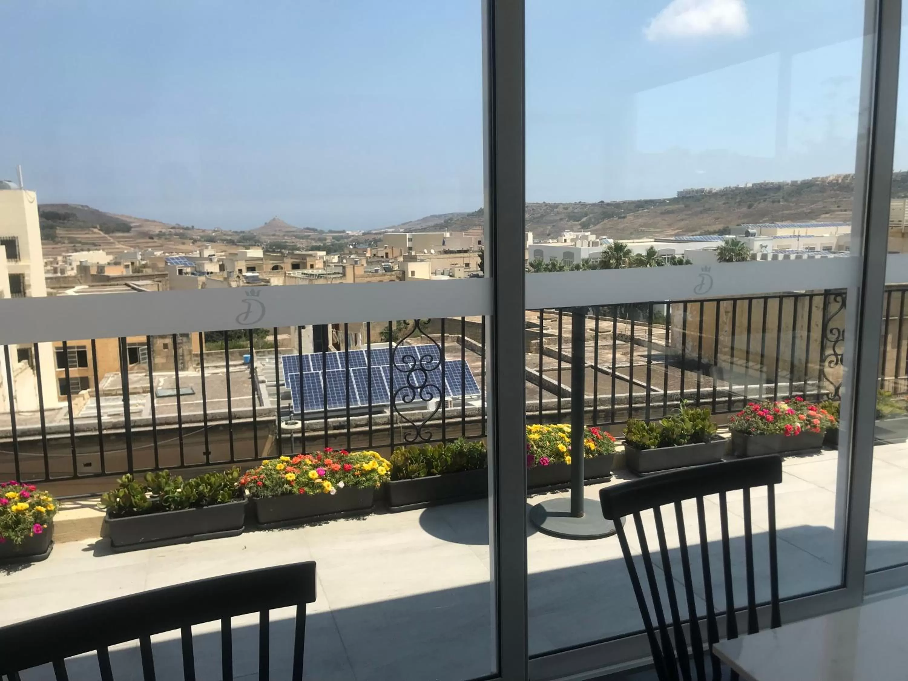 Communal lounge/ TV room in The Duke Boutique Hotel