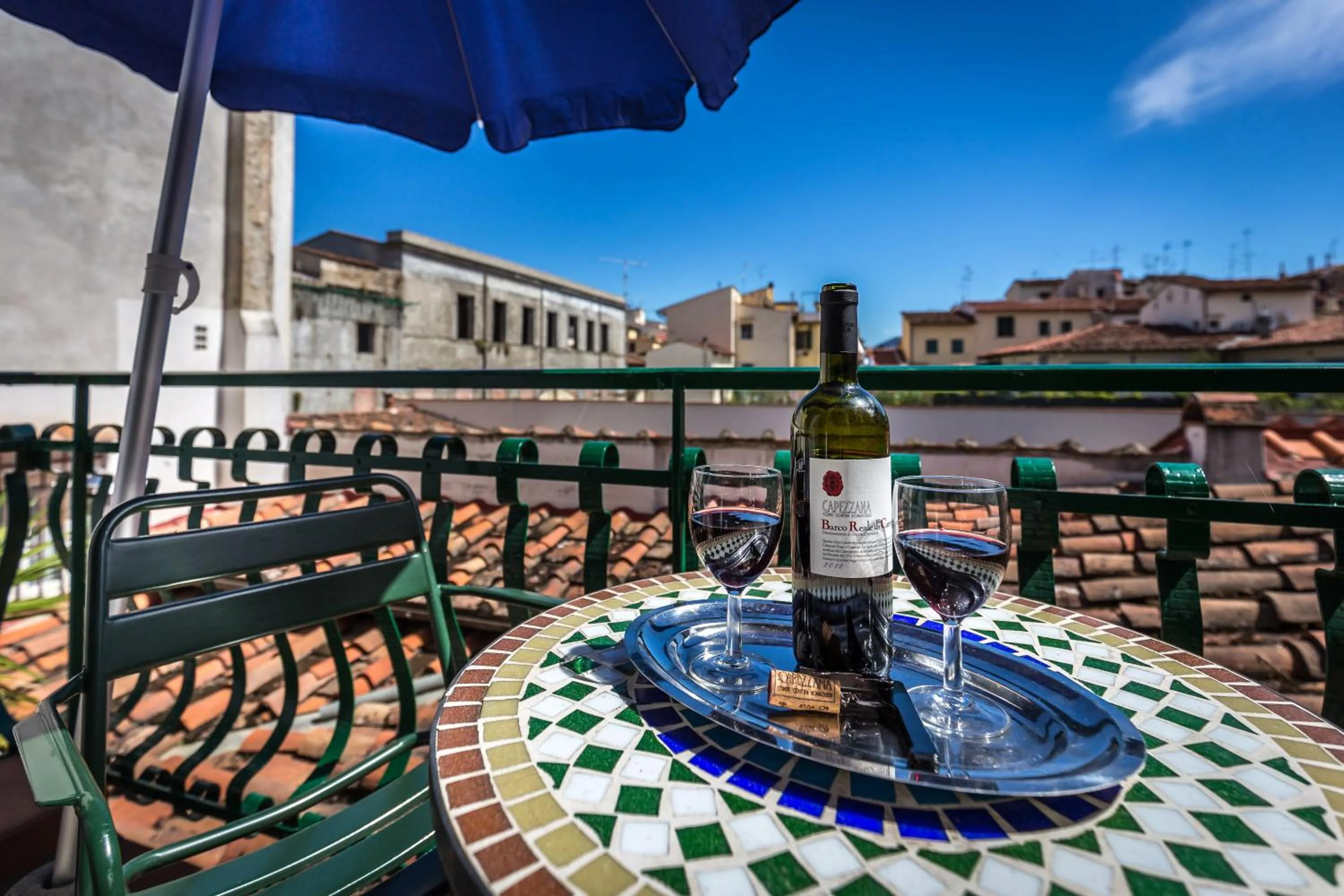 Balcony/Terrace in Hotel Collodi Firenze