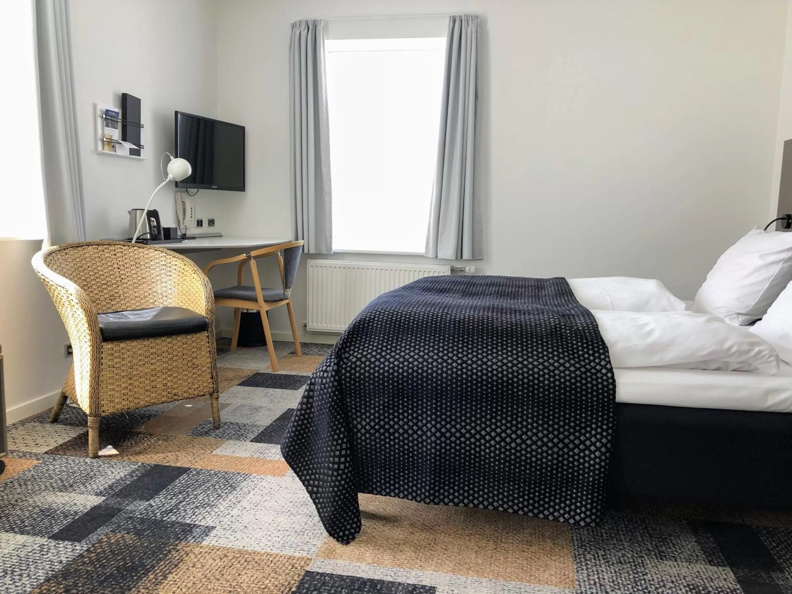 Photo of the whole room, Bed in Hotel Skivehus