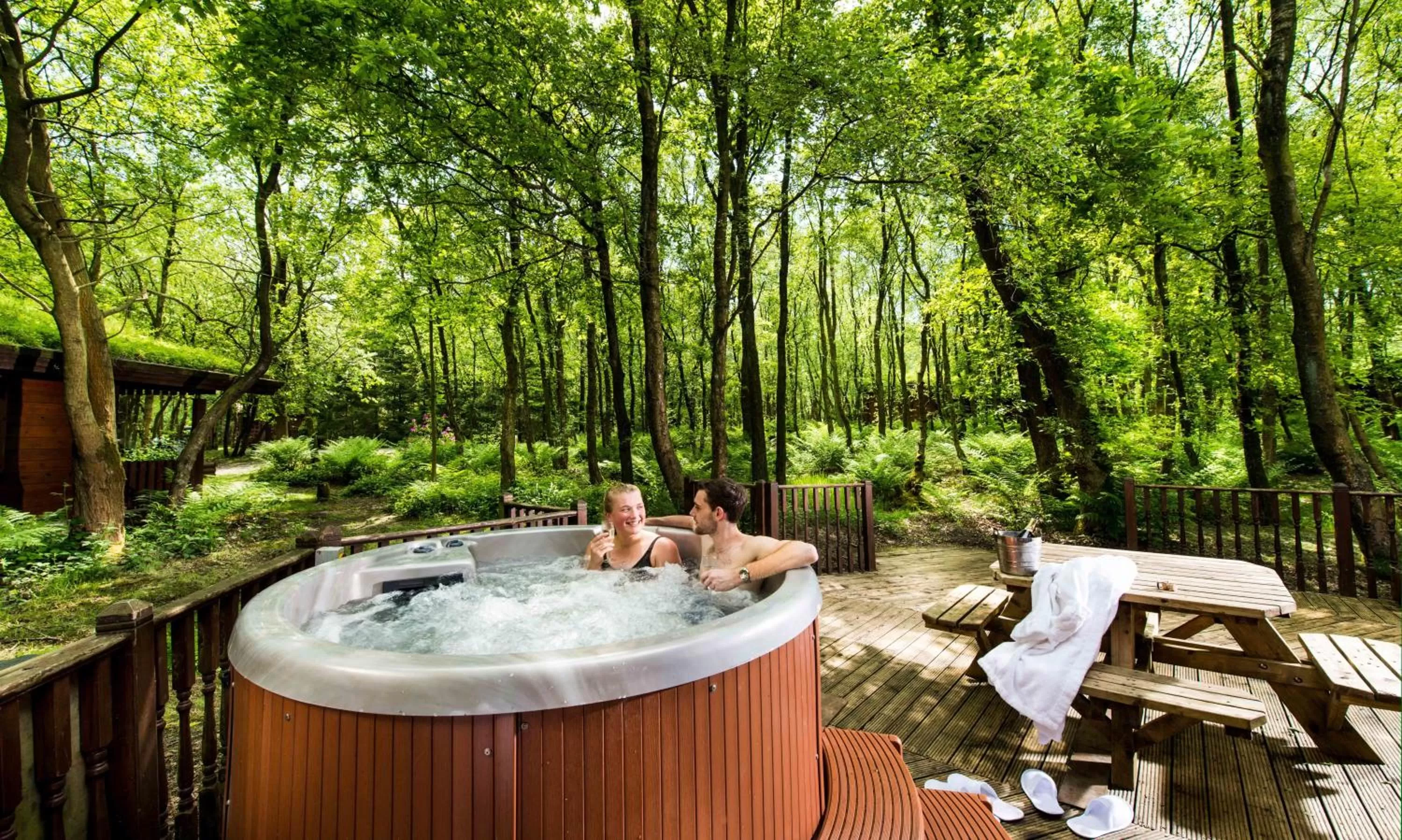 Hot Tub in Chevin Country Park Hotel & Spa