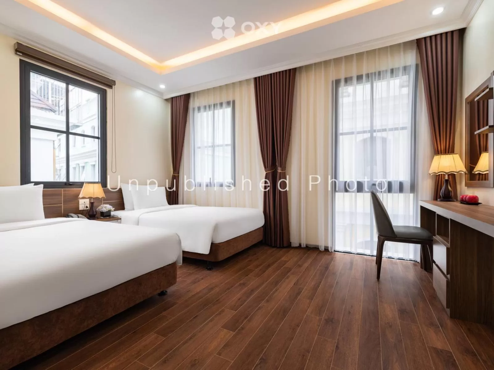 Bed in Ha Long Essence Classic Hotel