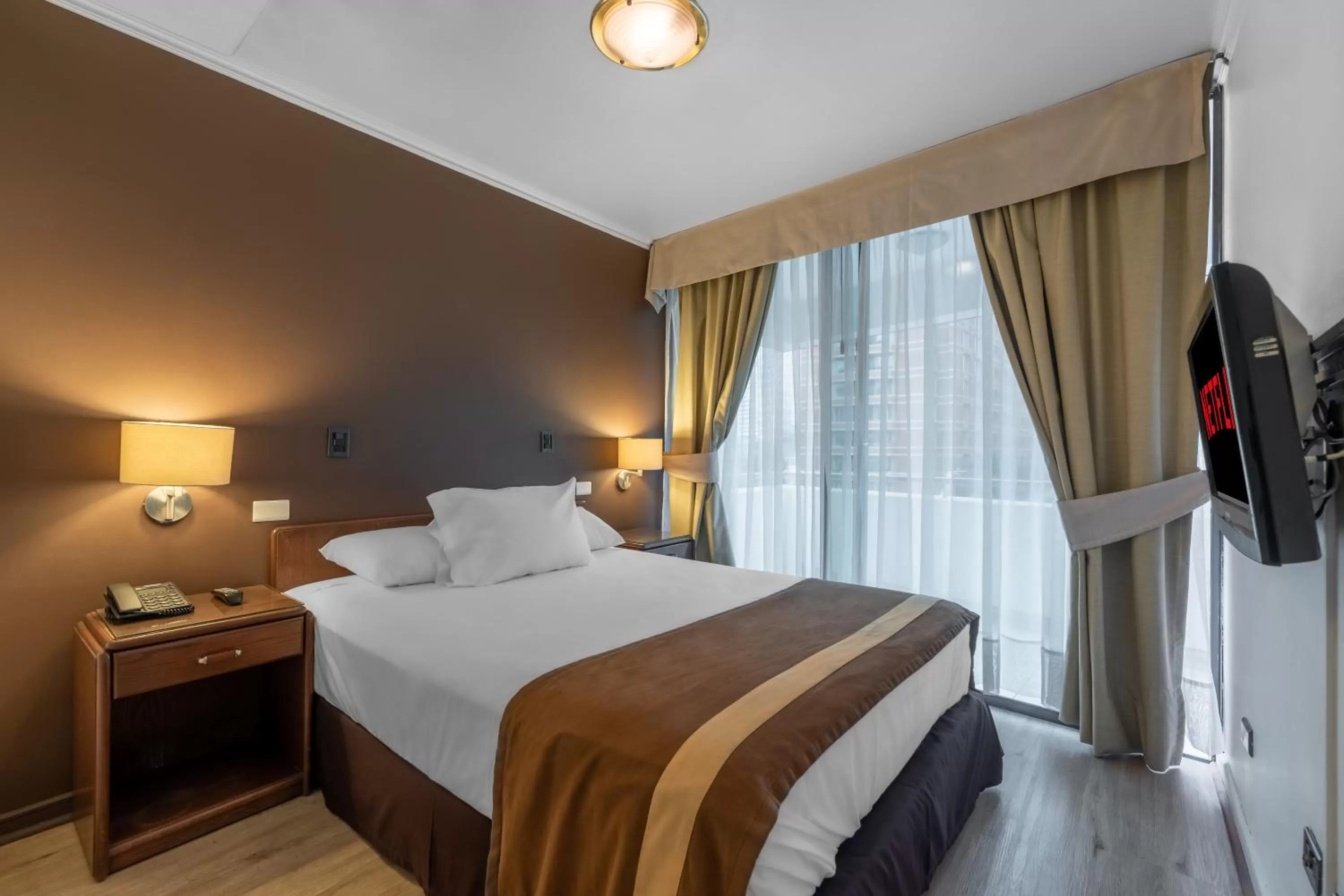 Bed in Apart Hotel Elite Las Condes