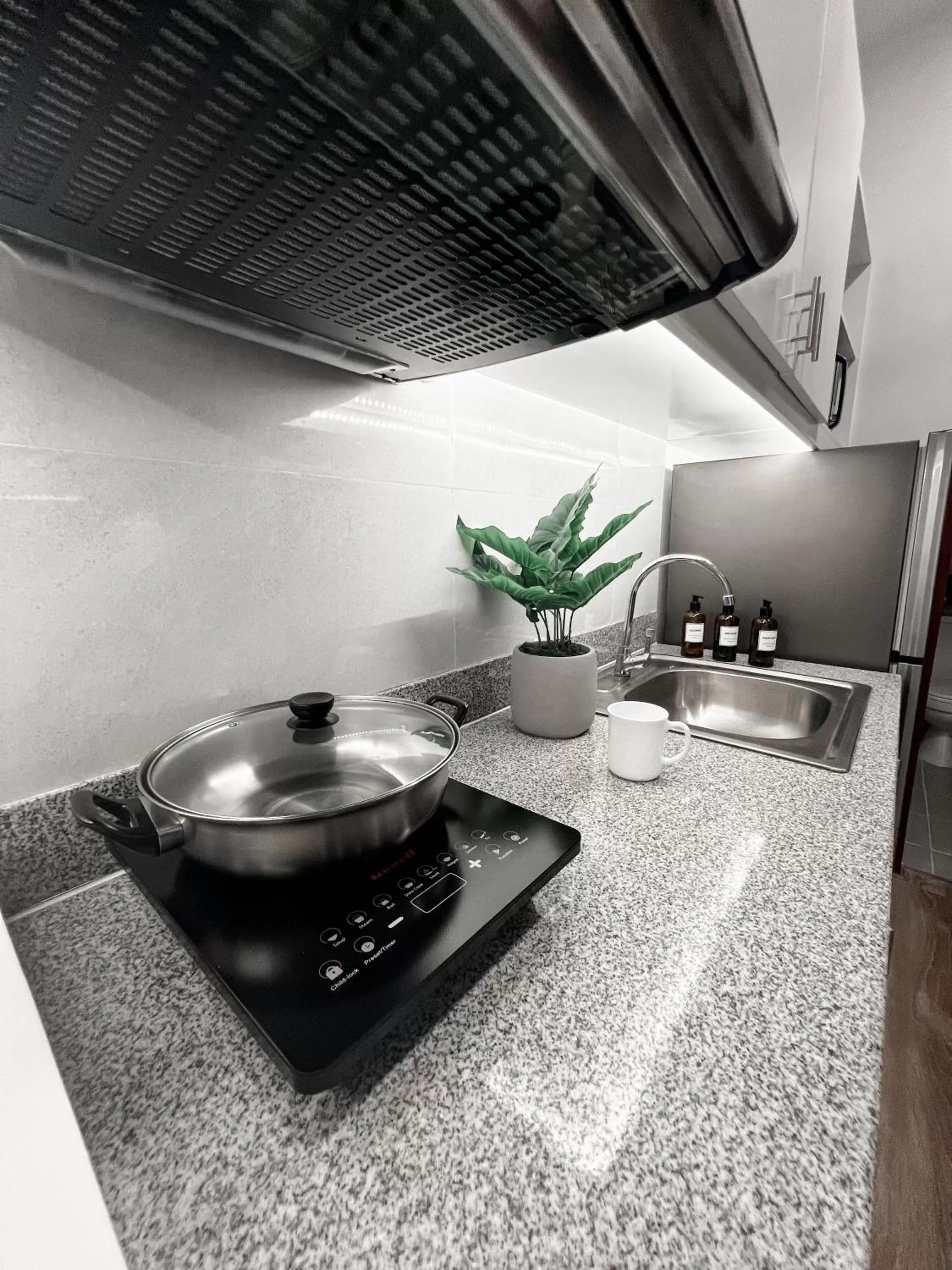 kitchen in AZRA Bacolod at Mesavirre Garden Residences