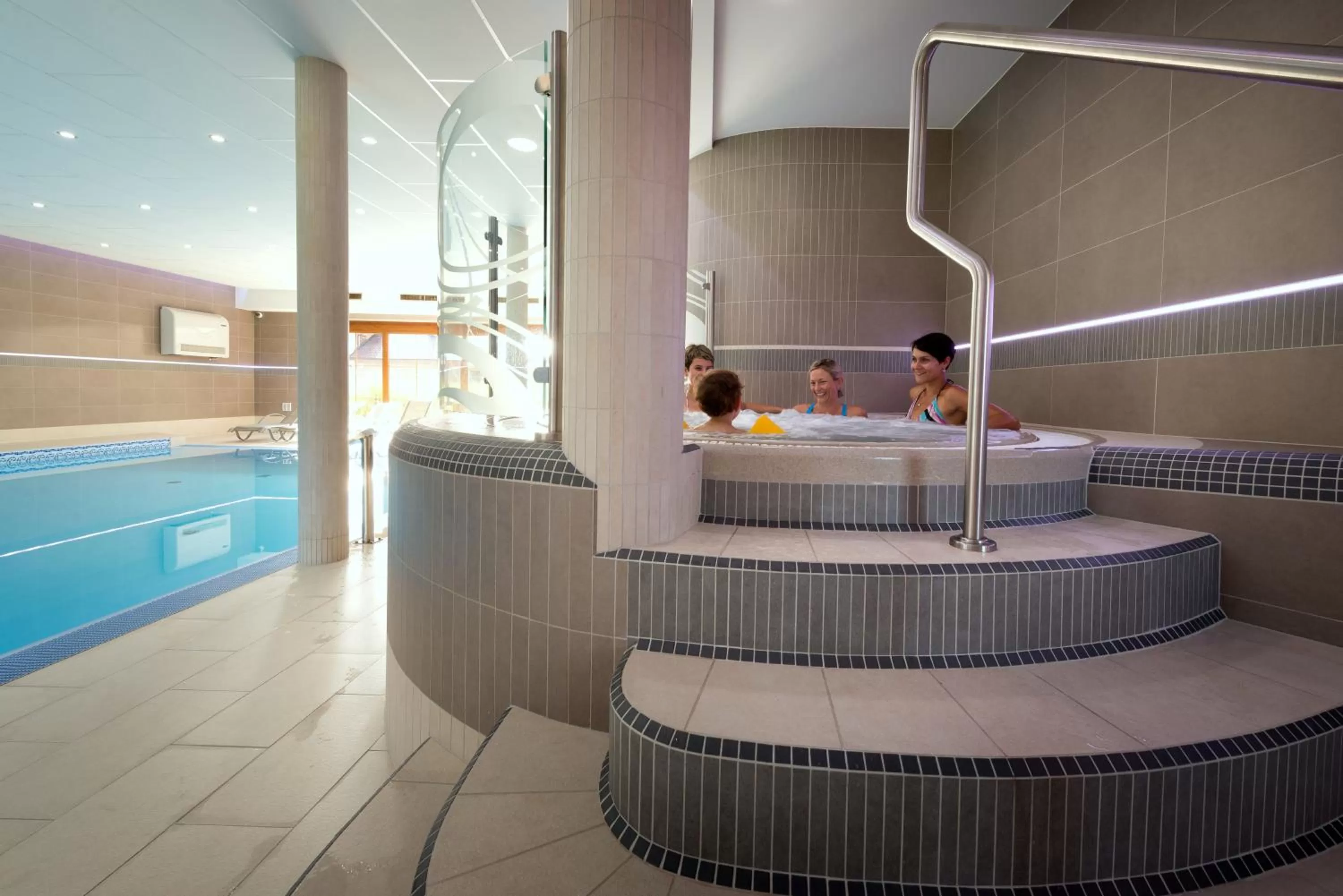 Hot Tub in Wellness penzion Medličky