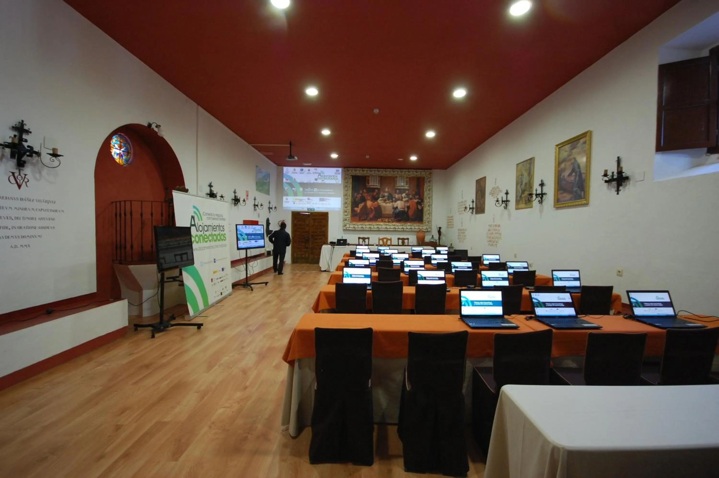 Communal lounge/ TV room in Hotel Hospederia San Francisco