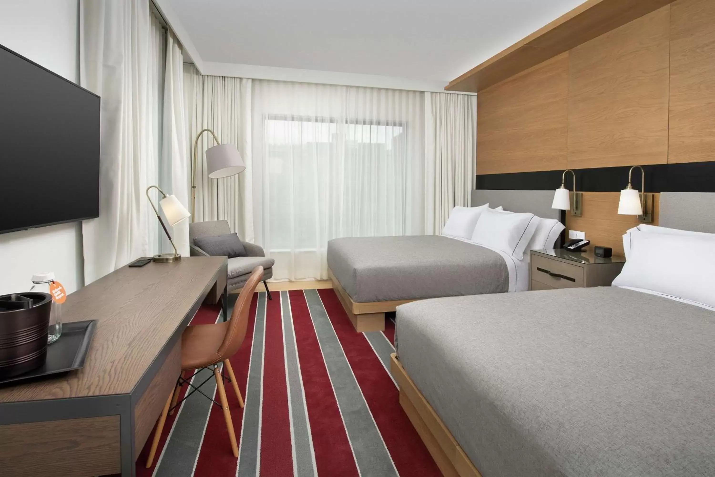 Queen Room with Two Queen Beds - Mobility and Hearing Access in Canopy By Hilton Ithaca Downtown Queen Room with Two Queen Beds - Mobility and Hearing Access in Canopy By Hilton Ithaca Downtown