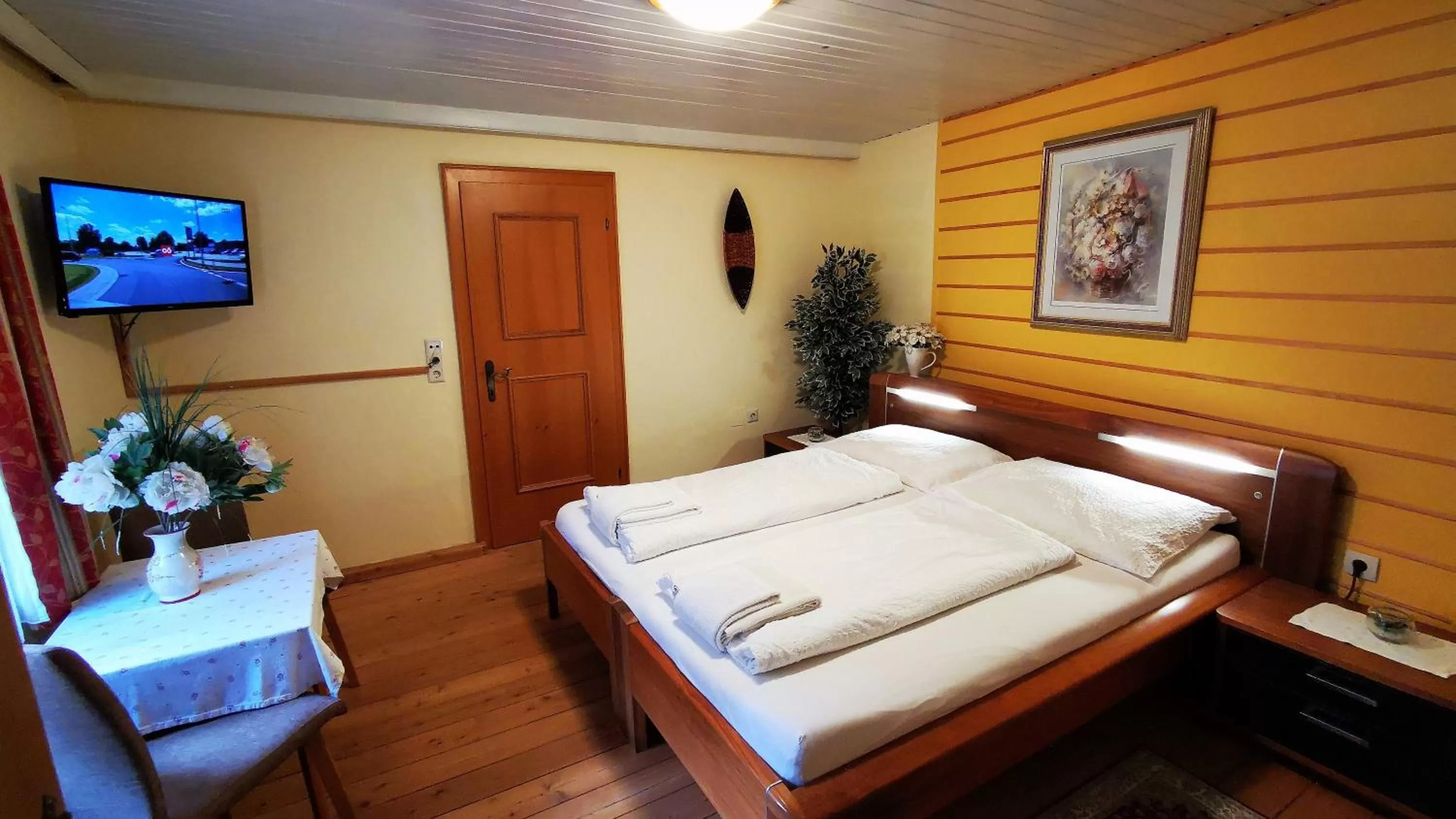 Bedroom, Bed in Gasthof Geronimo