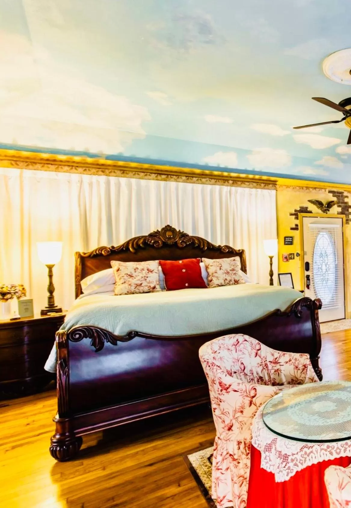 Bed in The Old Liberty Schoolhouse