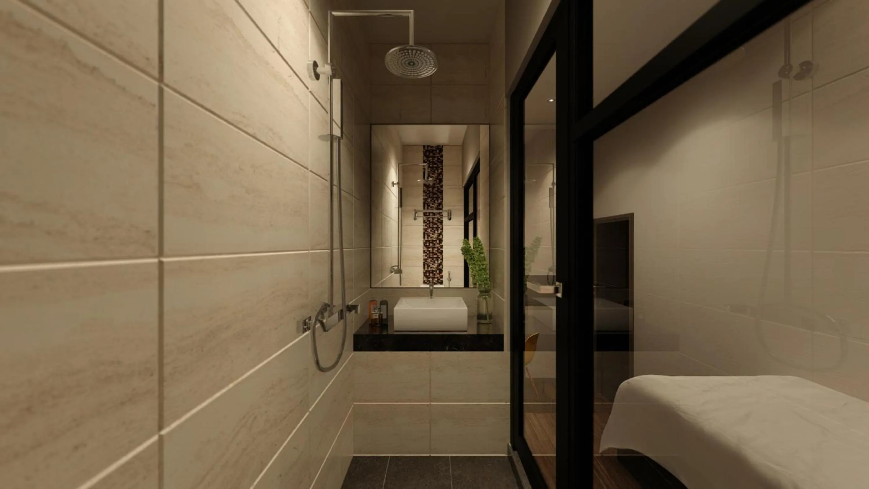 Bathroom in The Square Hotel