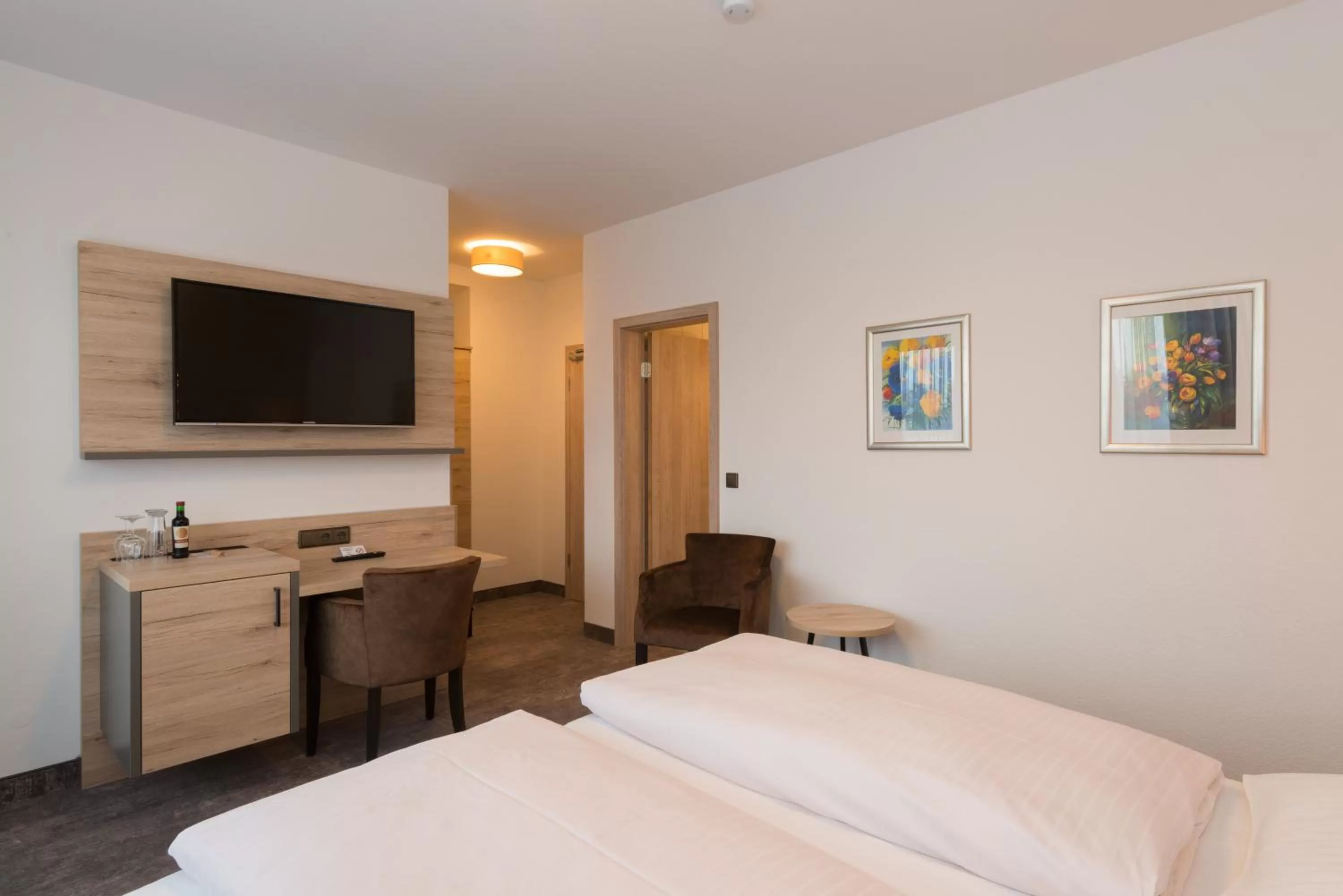 Bed in Hotel SCHNEIDER