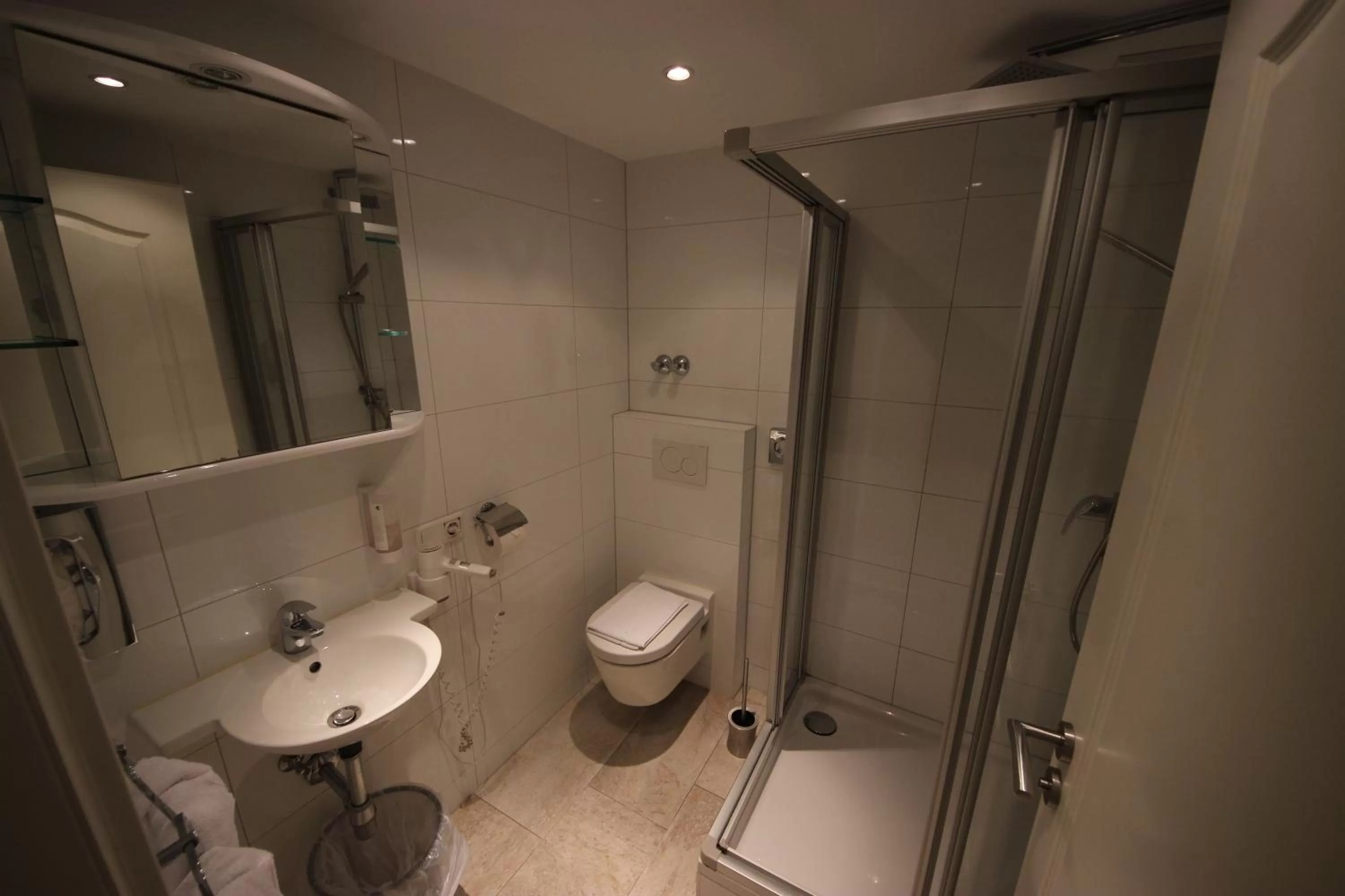 Shower, Bathroom in Hotel Waldblick