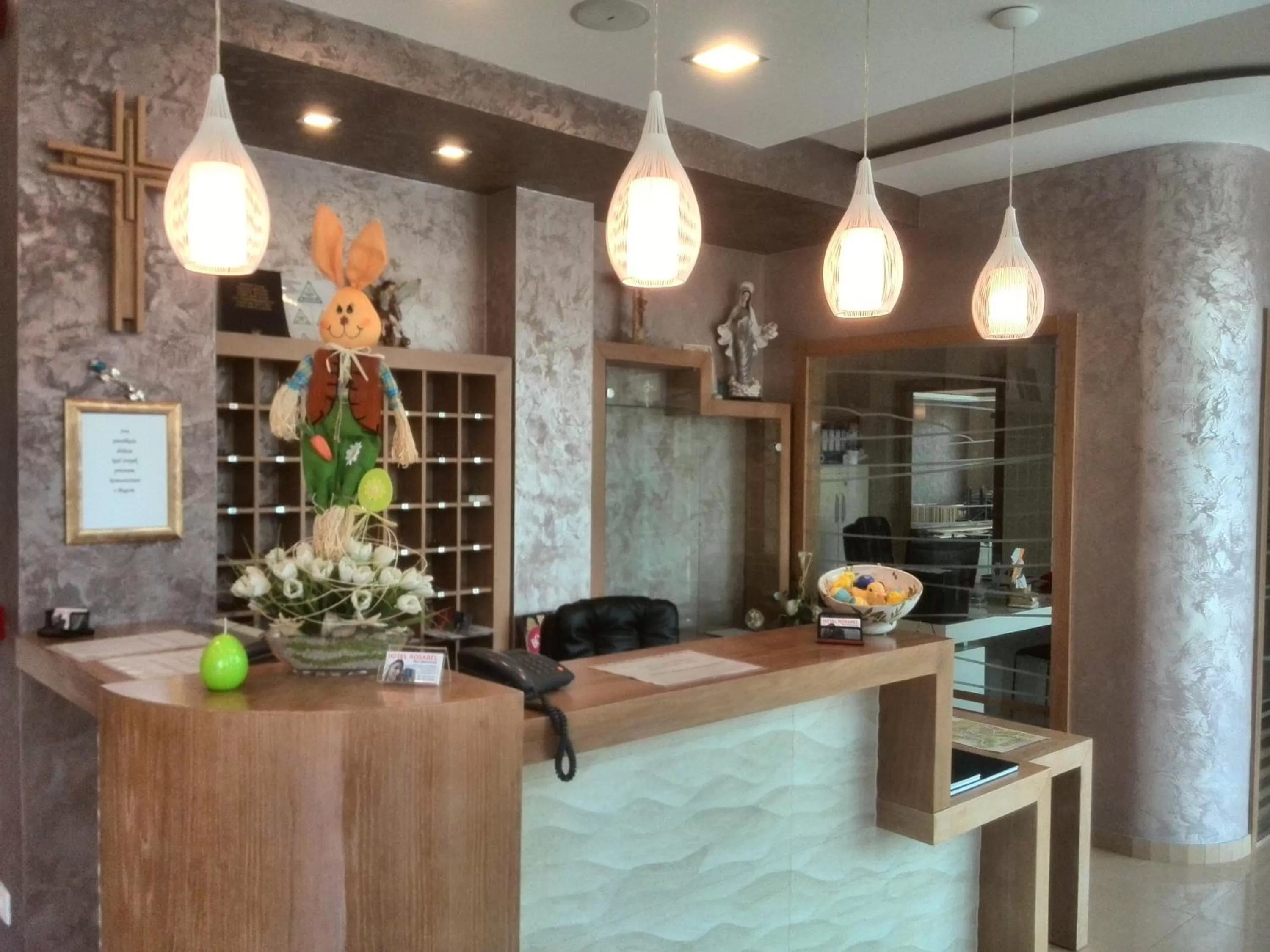 Lobby or reception in Hotel Rosabel