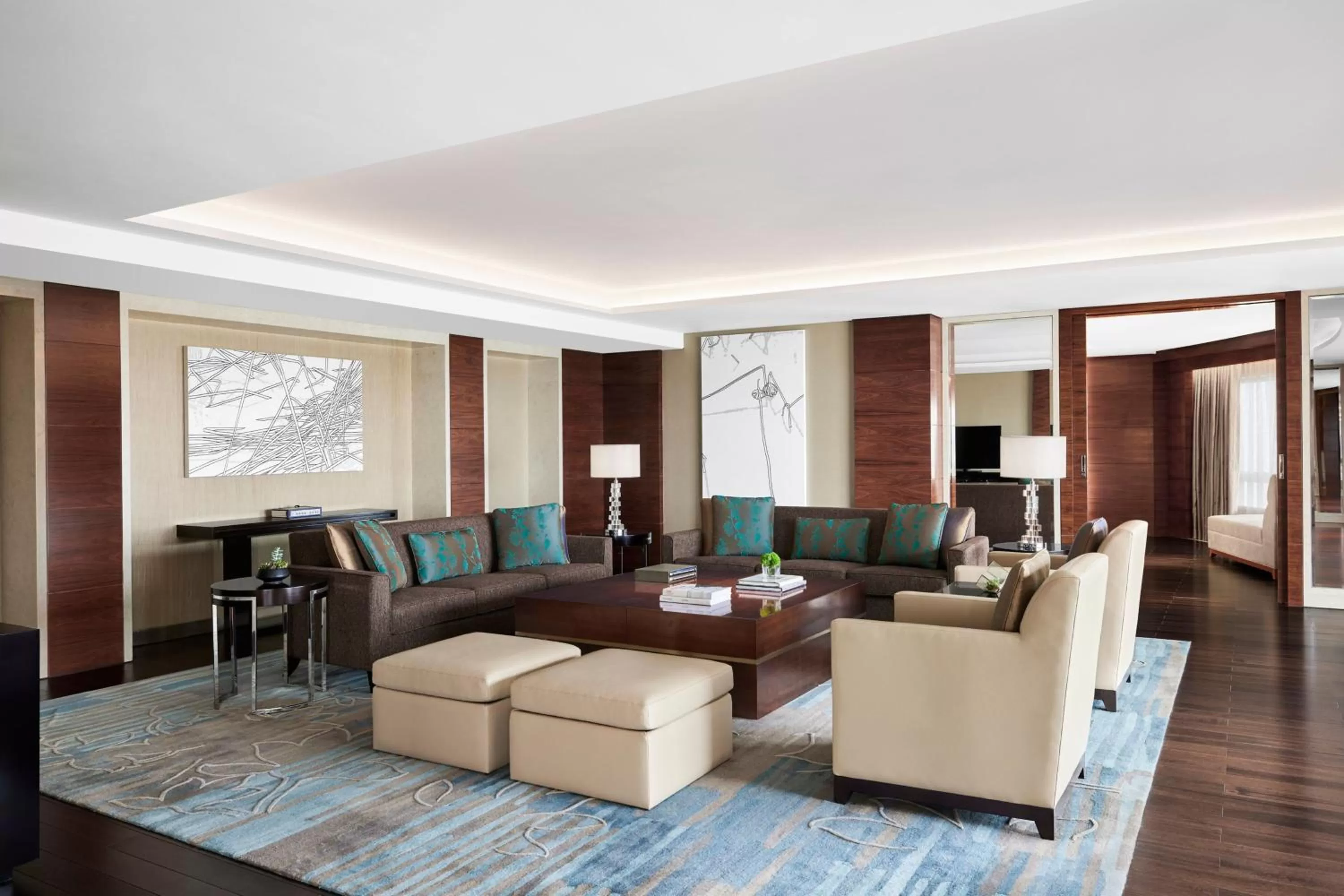 Living room in JW Marriott Hotel Beijing Central