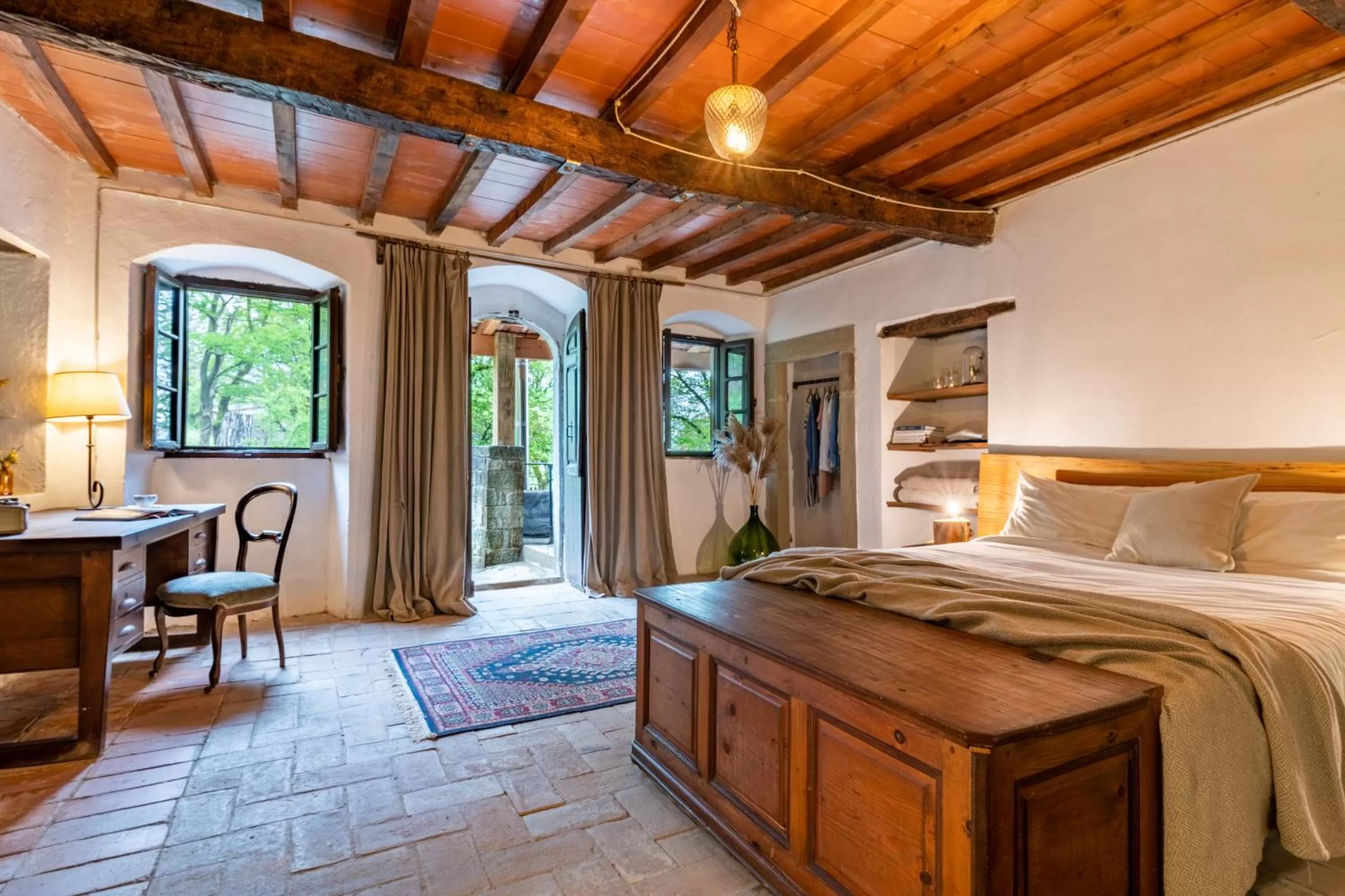 Bedroom, Bed in novanta nature retreat