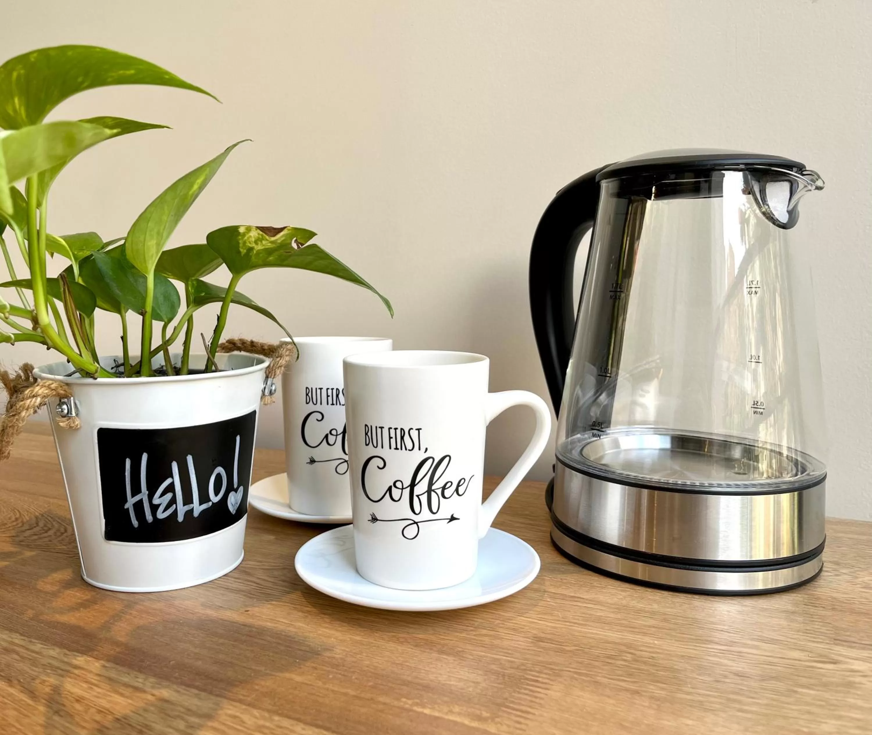 Coffee/tea facilities in Beminimal Hotel