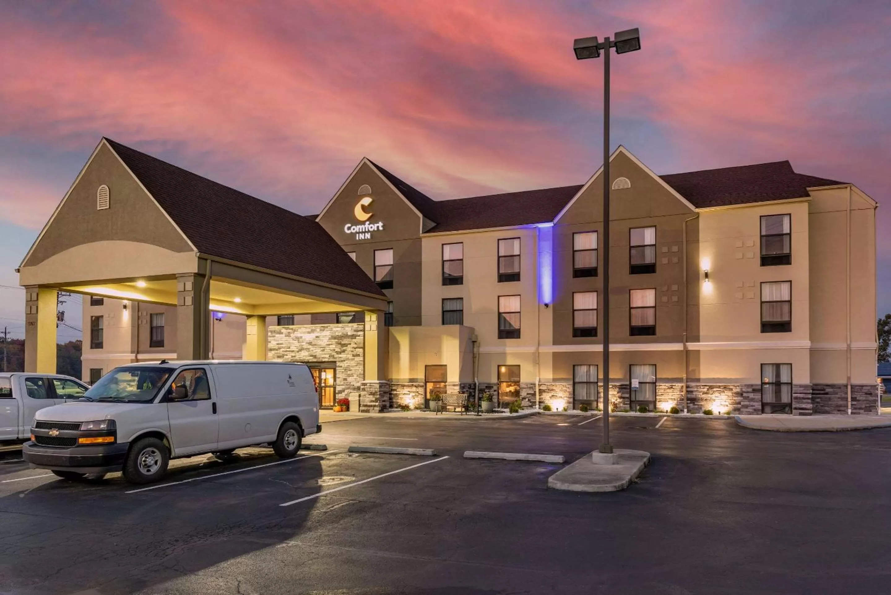 Property building in Comfort Inn Madison near Clifty Falls