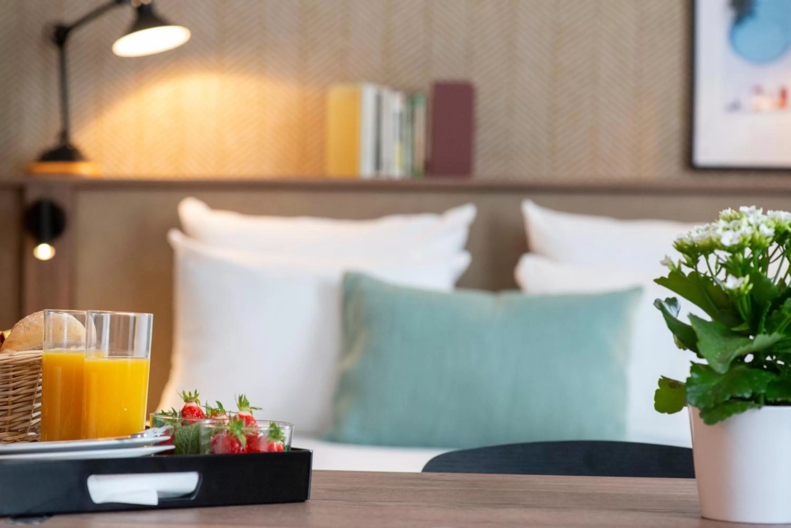 Bedroom in Novotel Suites Nice Airport