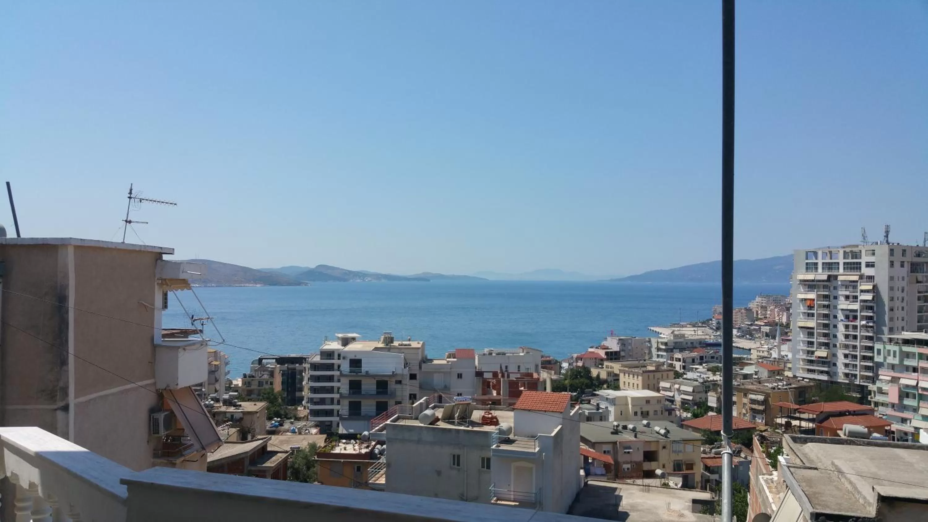 Balcony/Terrace in Ideal ApartHotel Saranda