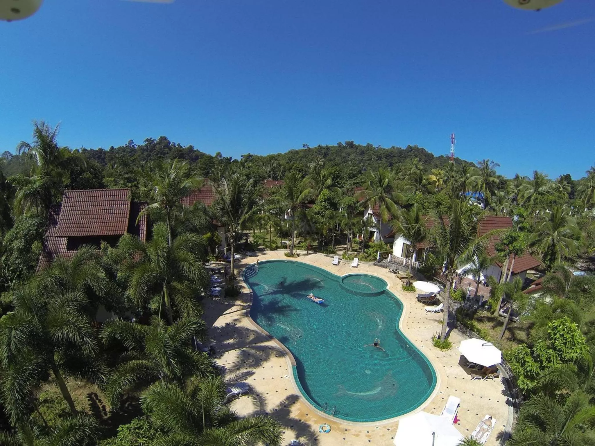 Bird's eye view in Koh Chang Thai Garden Hill Resort