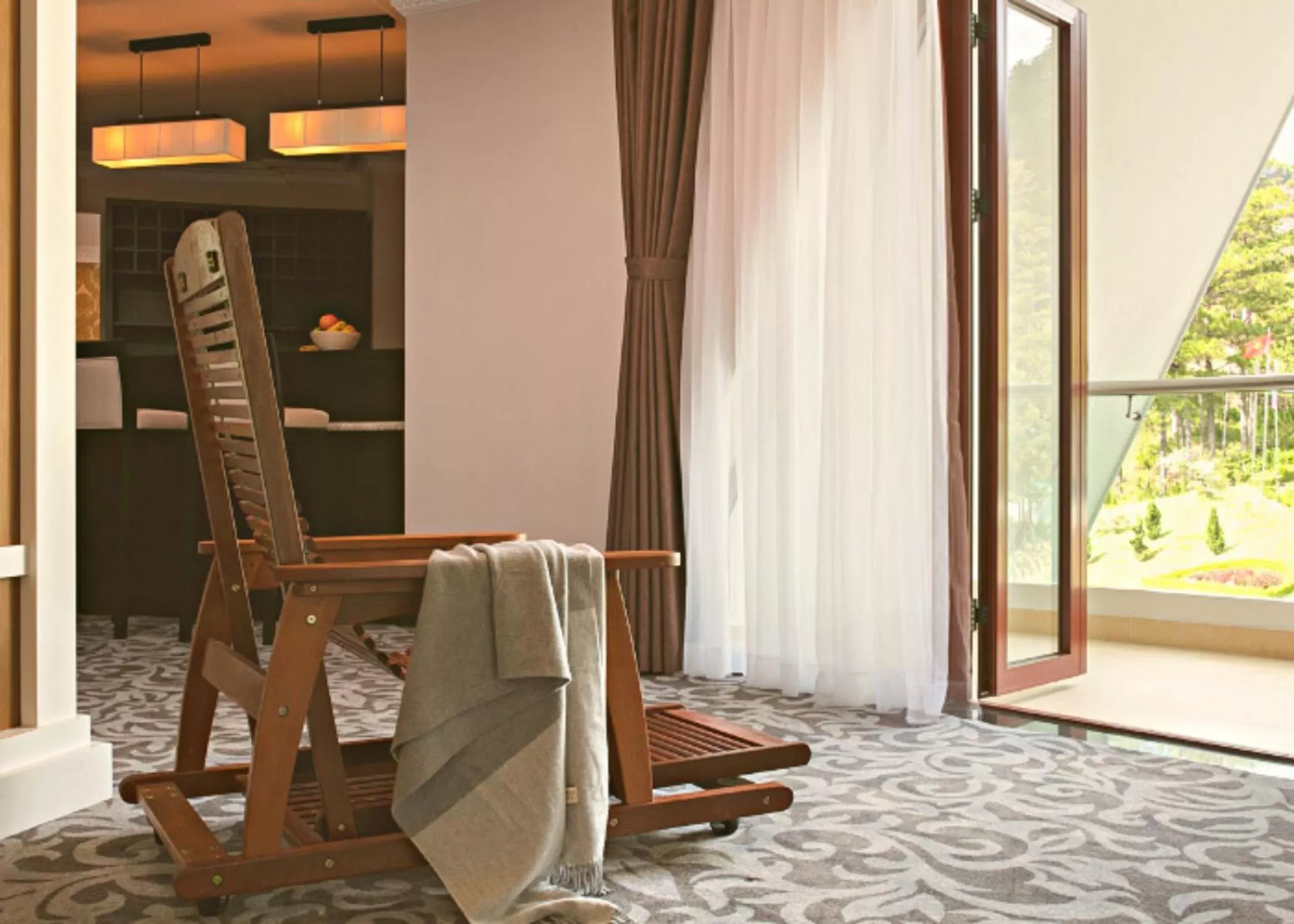 Balcony/Terrace in Swiss-Belresort Tuyen Lam