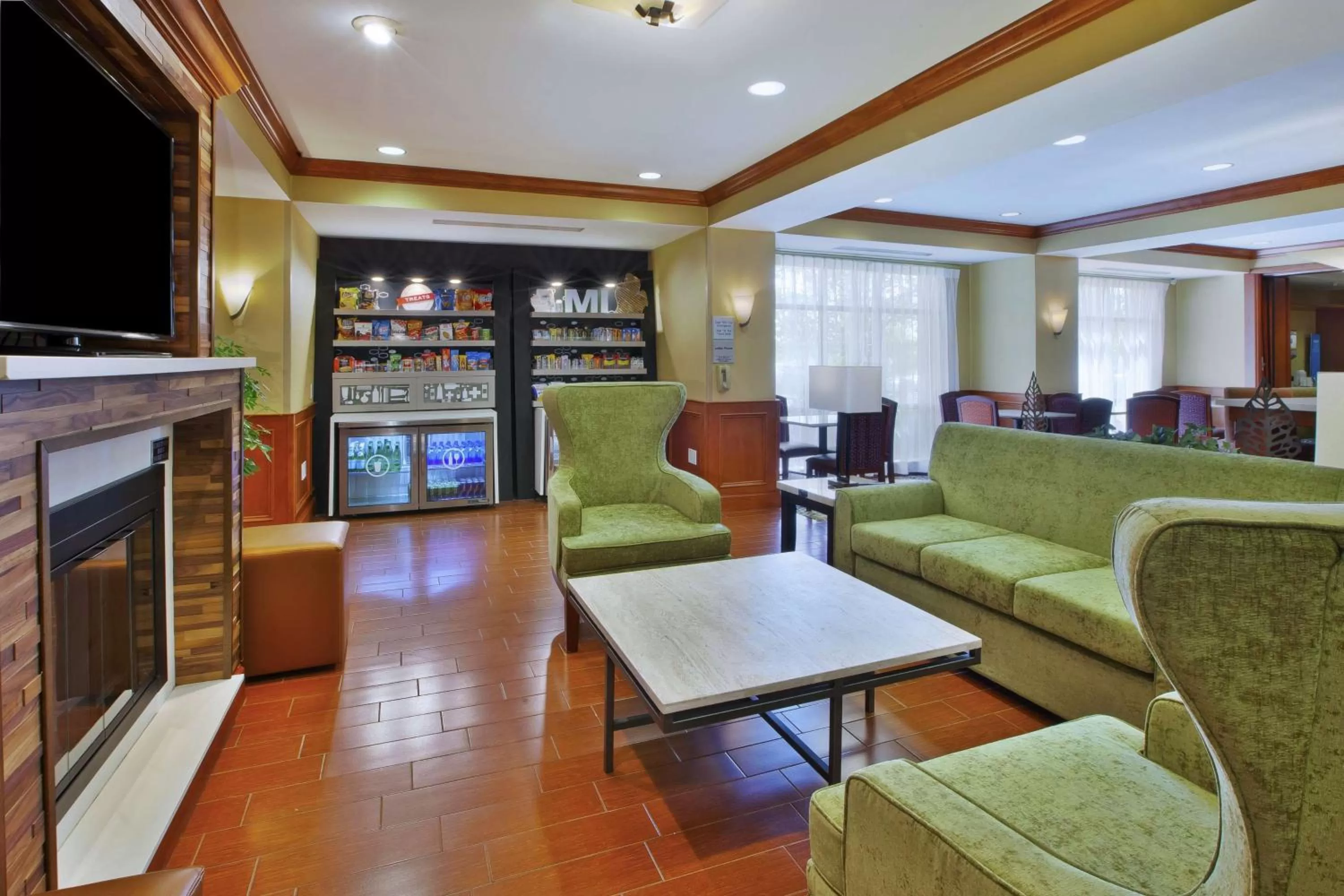 Lobby or reception in Hampton Inn Commerce/Novi