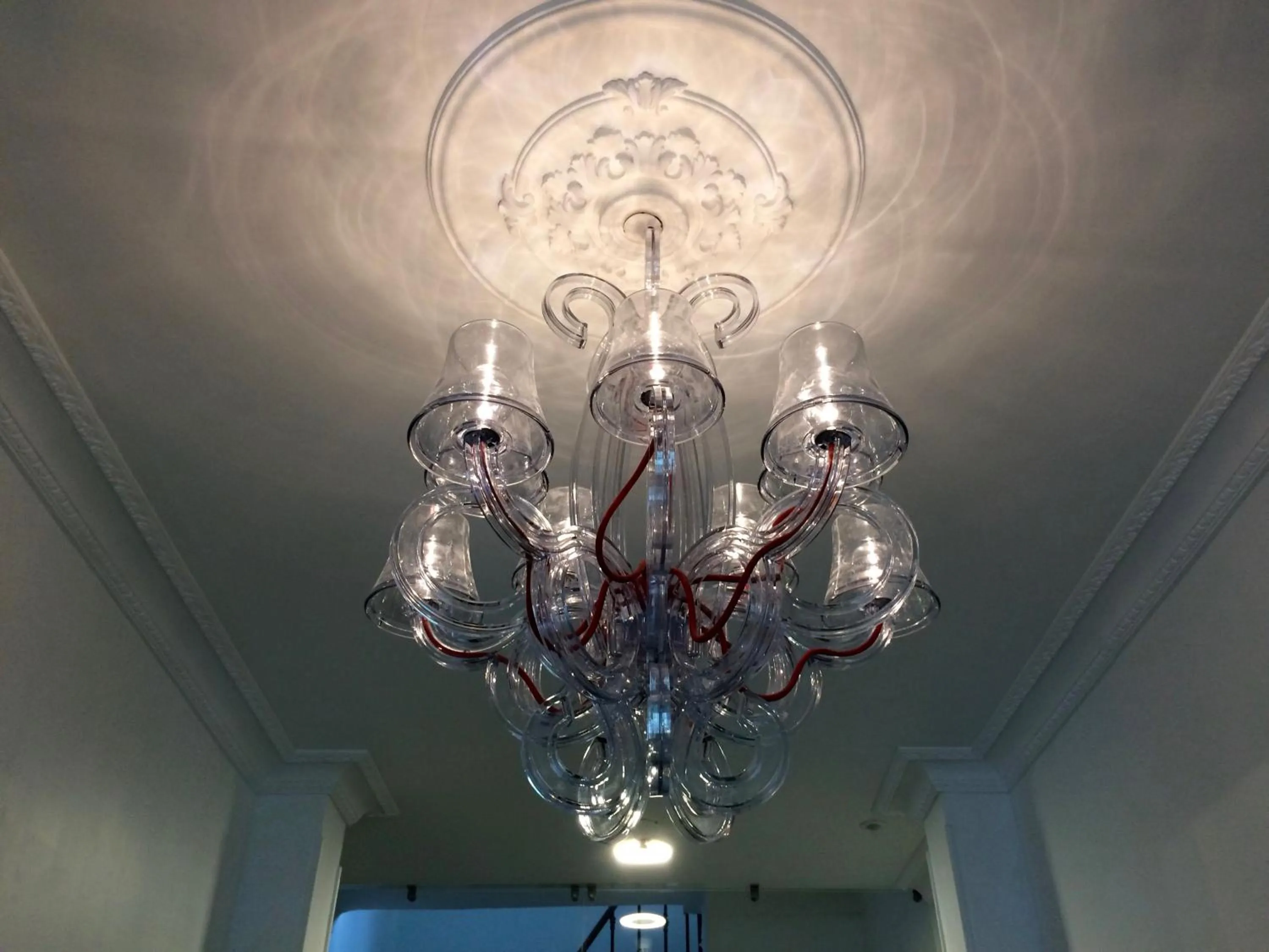 Decorative detail in Hotel Villa Rose