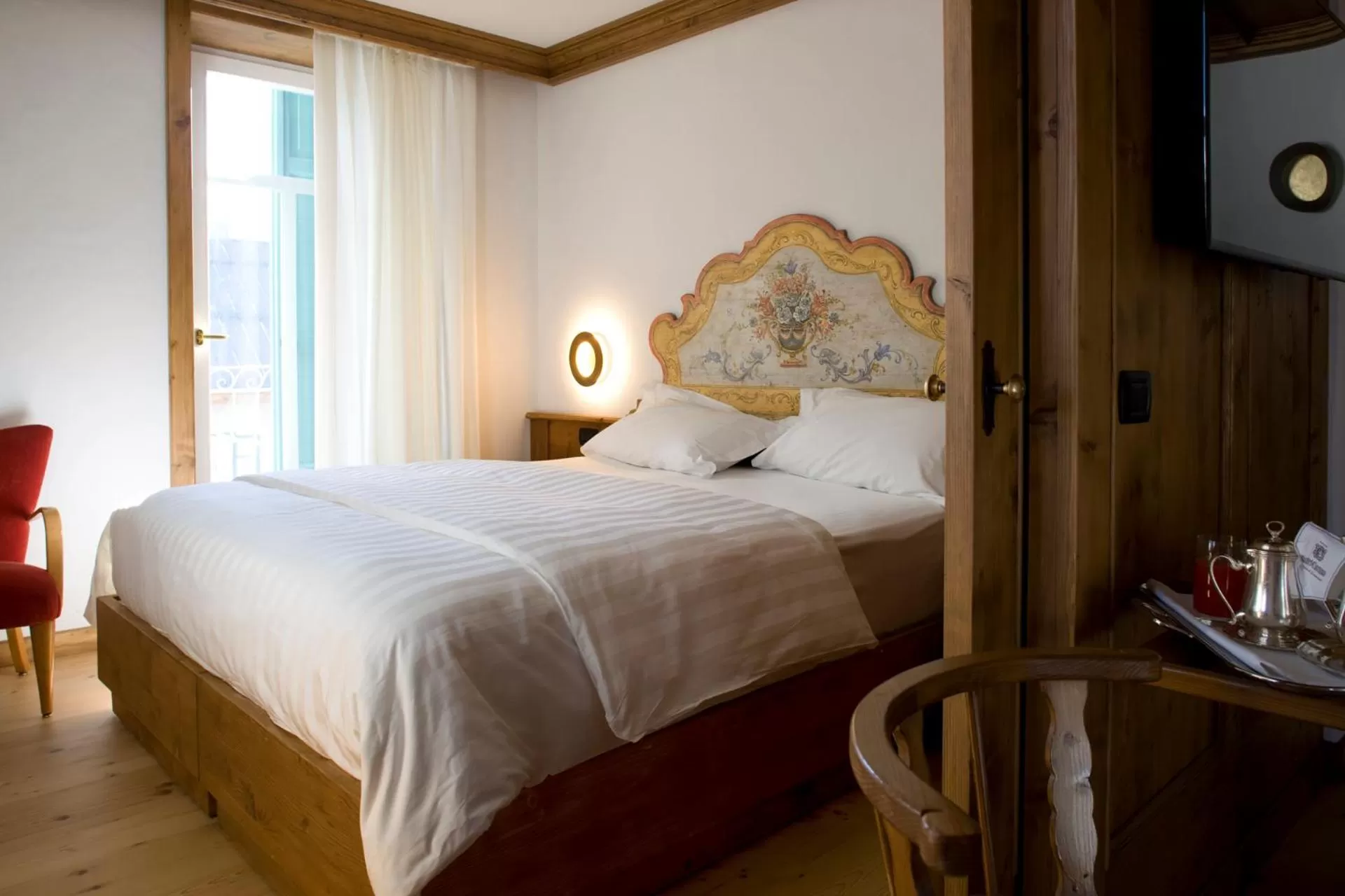 Bedroom, Bed in Hotel Cortina