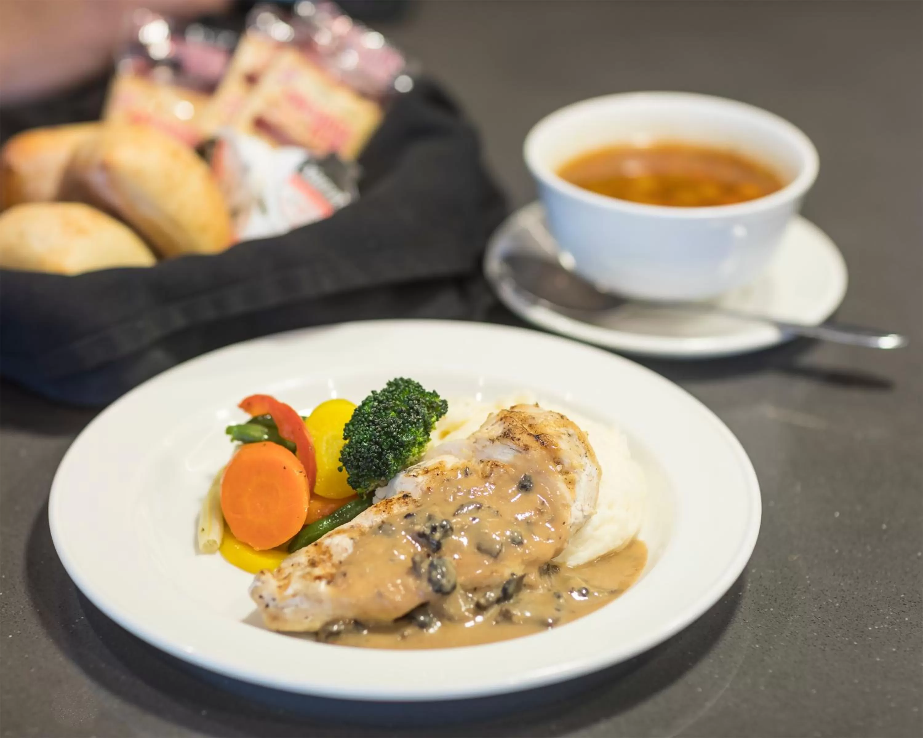 Food close-up in Hotel Baie Saint Paul