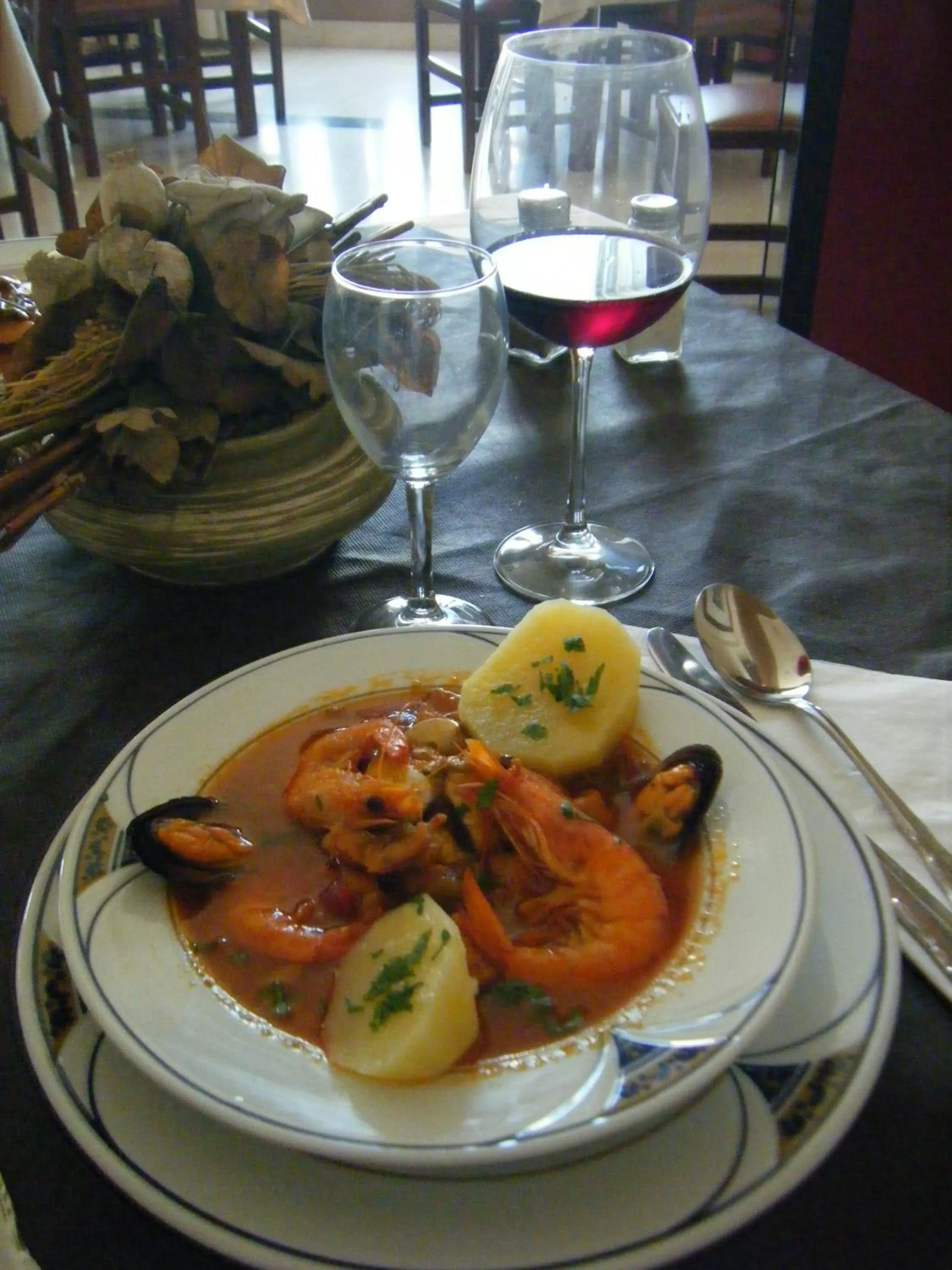 Food in Hotel Mirador