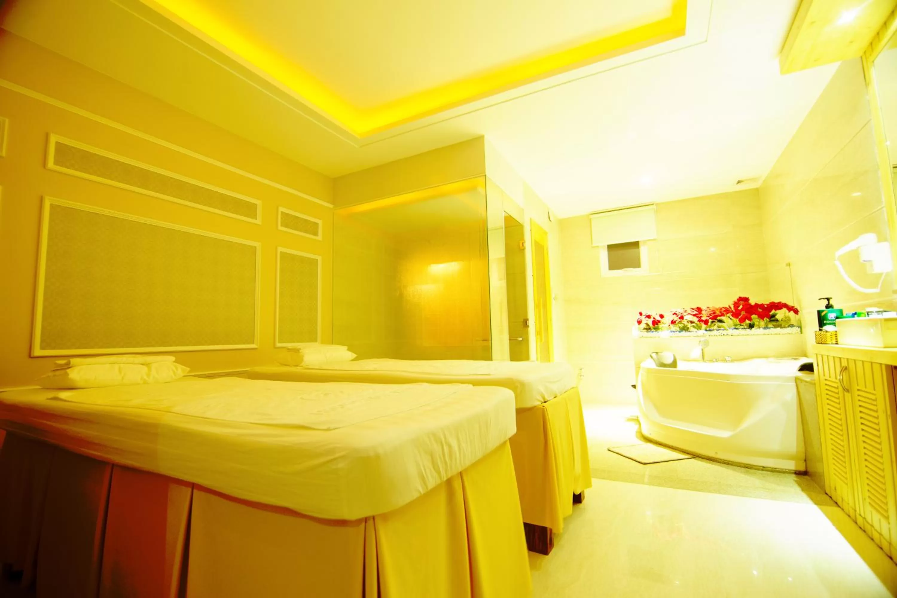 Sauna, Bed in Holiday One Can Tho Hotel