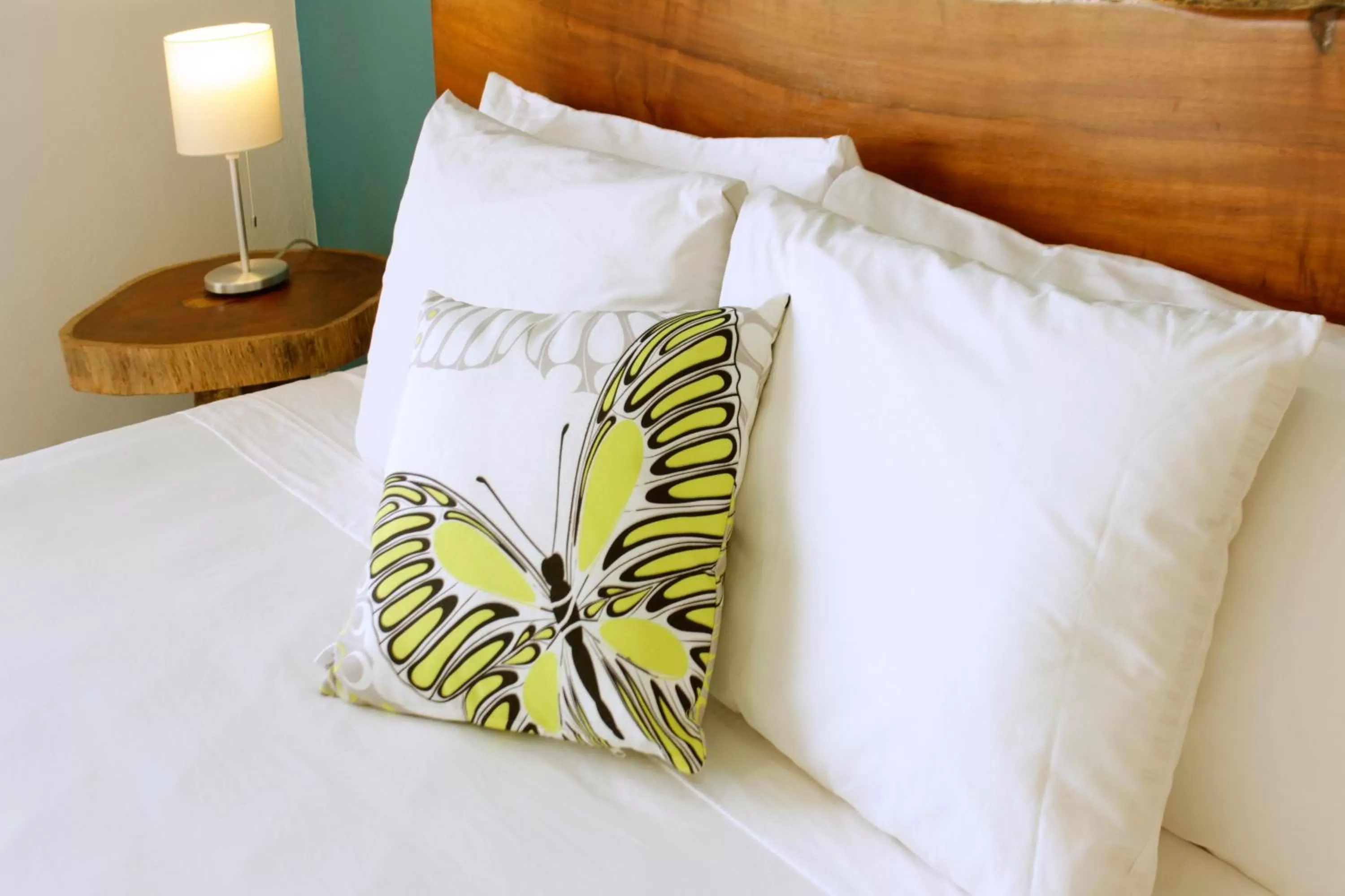 Decorative detail, Bed in La Palmita Budget Boutique Hotel