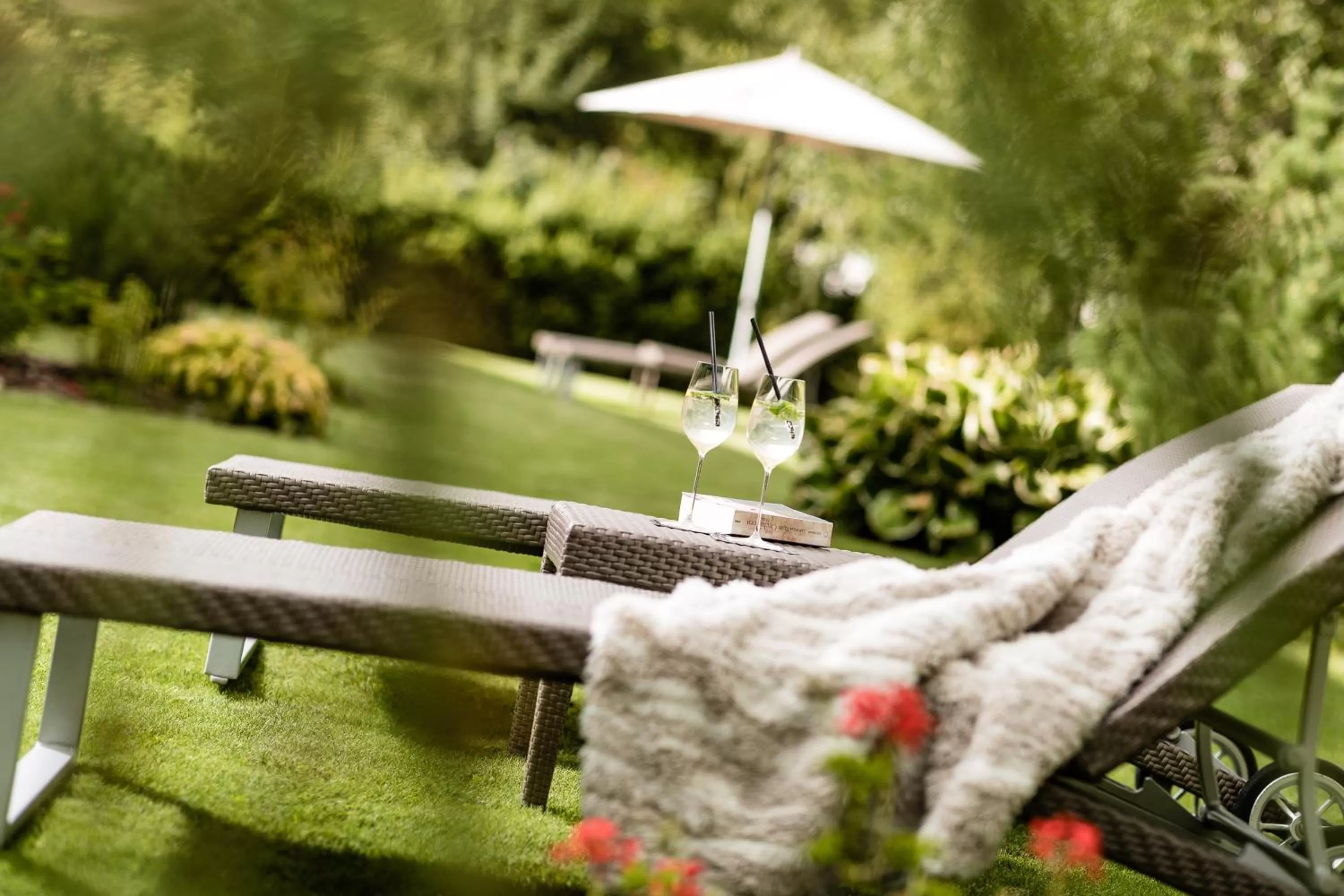 Garden in Boutique Hotel Nives - Luxury & Design in the Dolomites