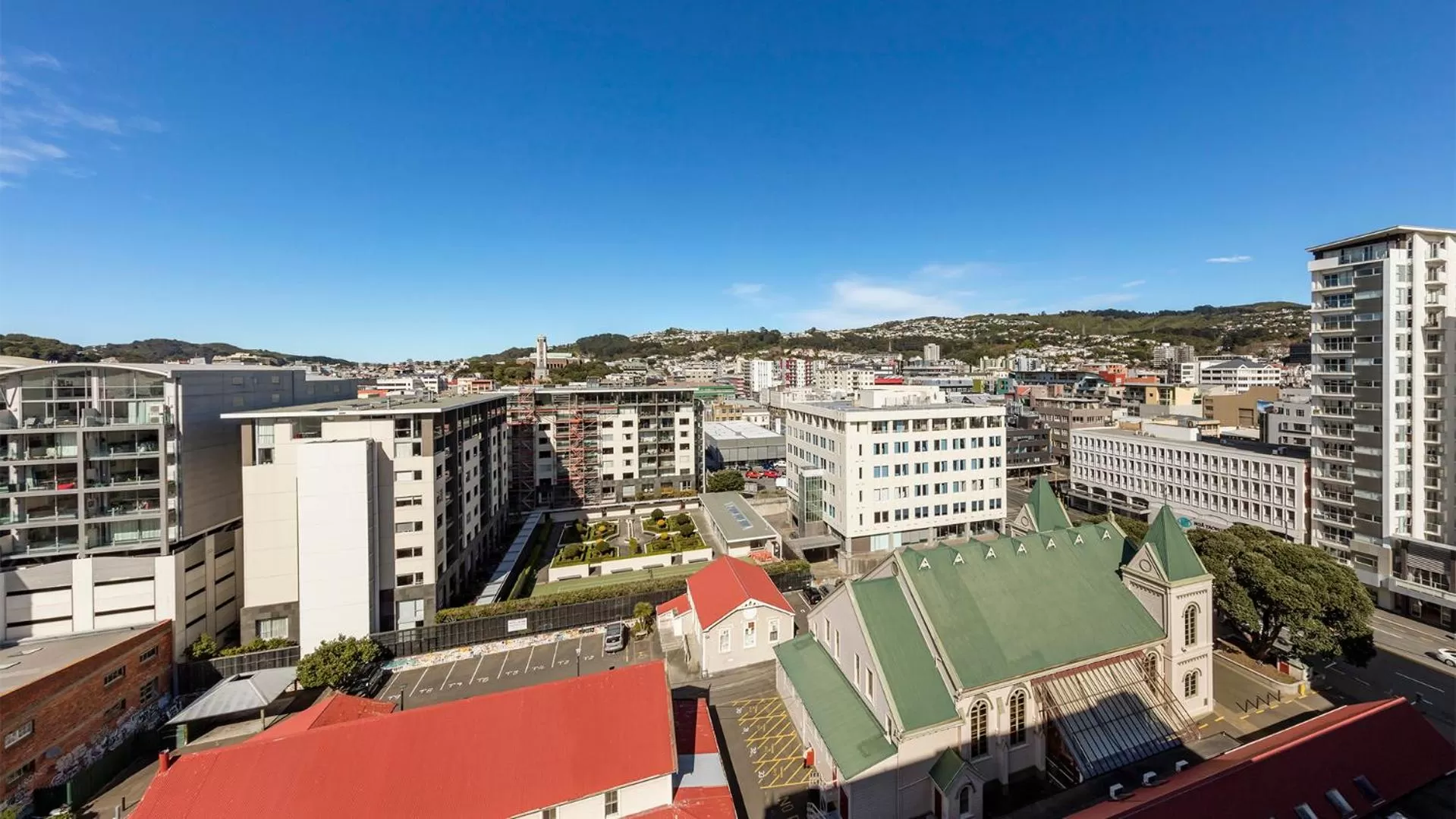 City view in Oaks Wellington Hotel