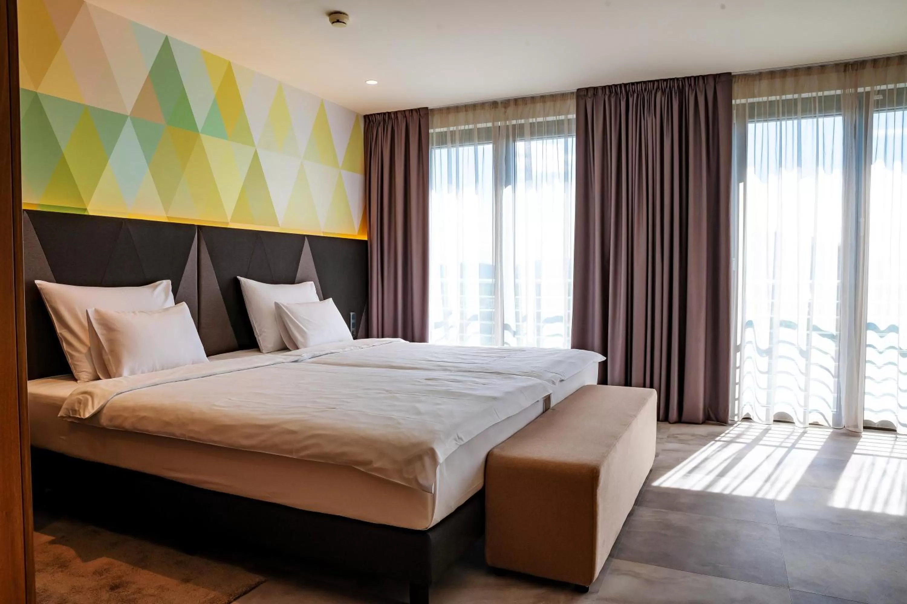 Bed in Doubletree by Hilton Ljubljana