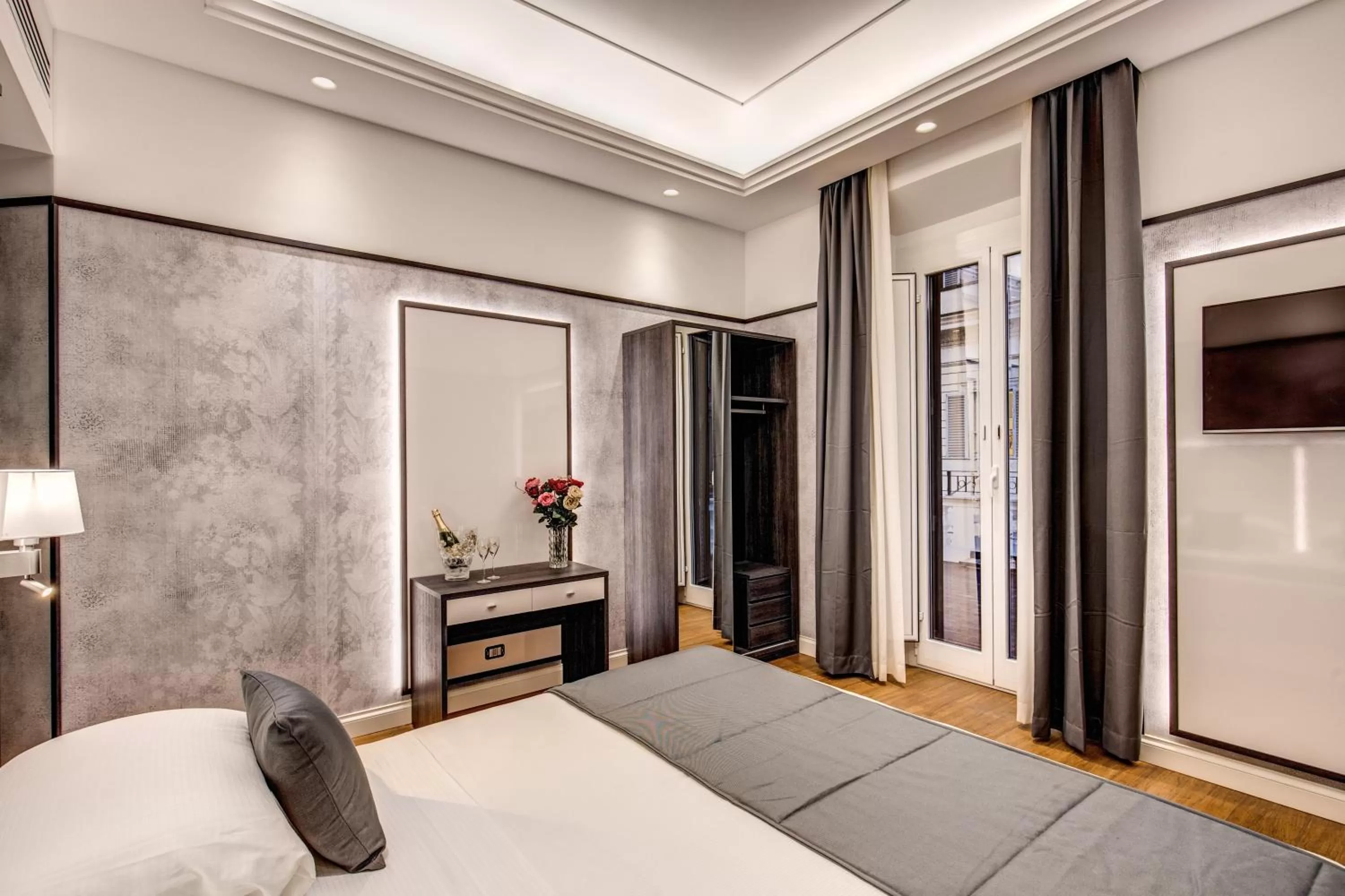 Decorative detail, Bed in The Liberty Boutique Hotel