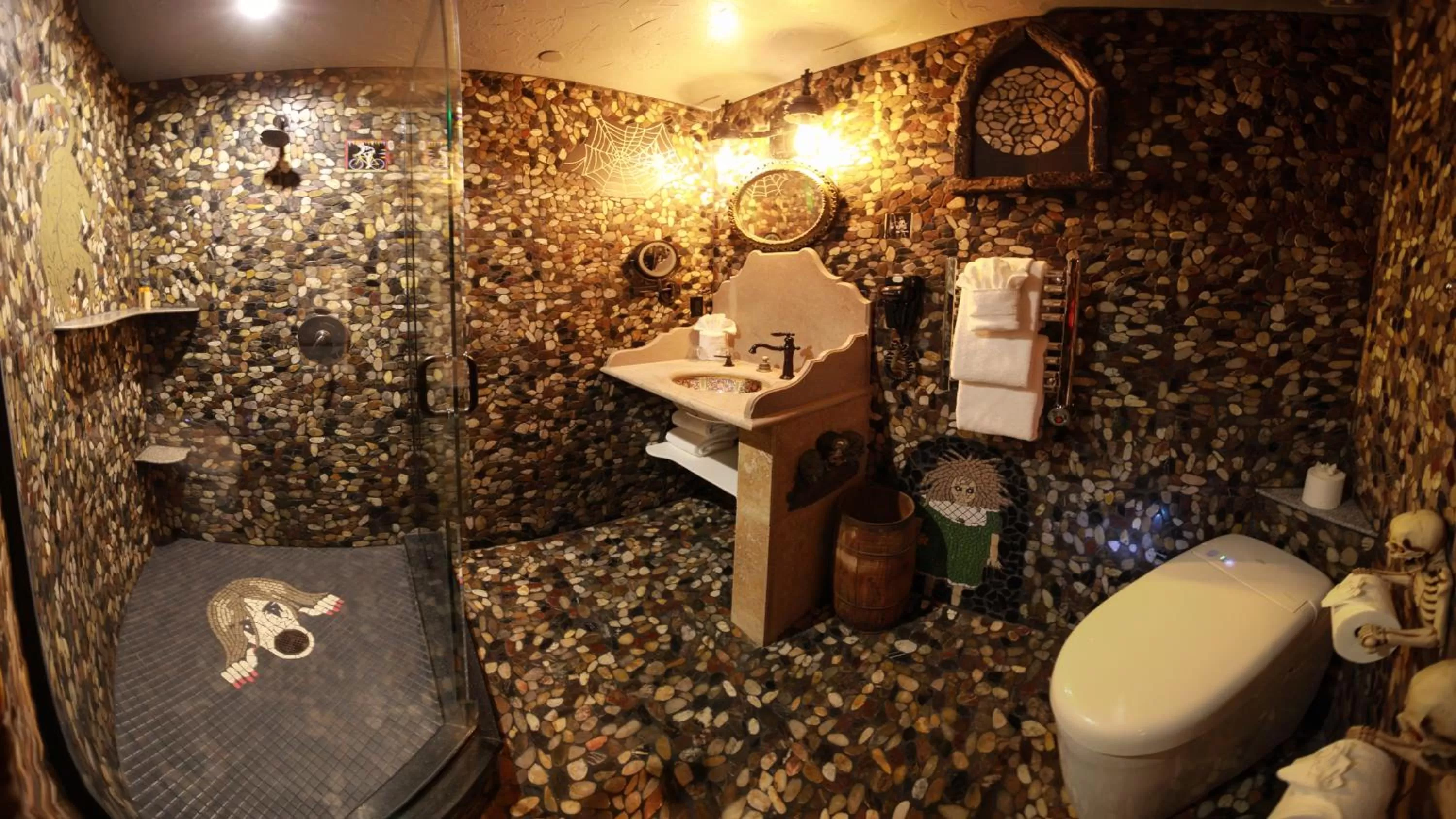 Shower in Adventure Suites