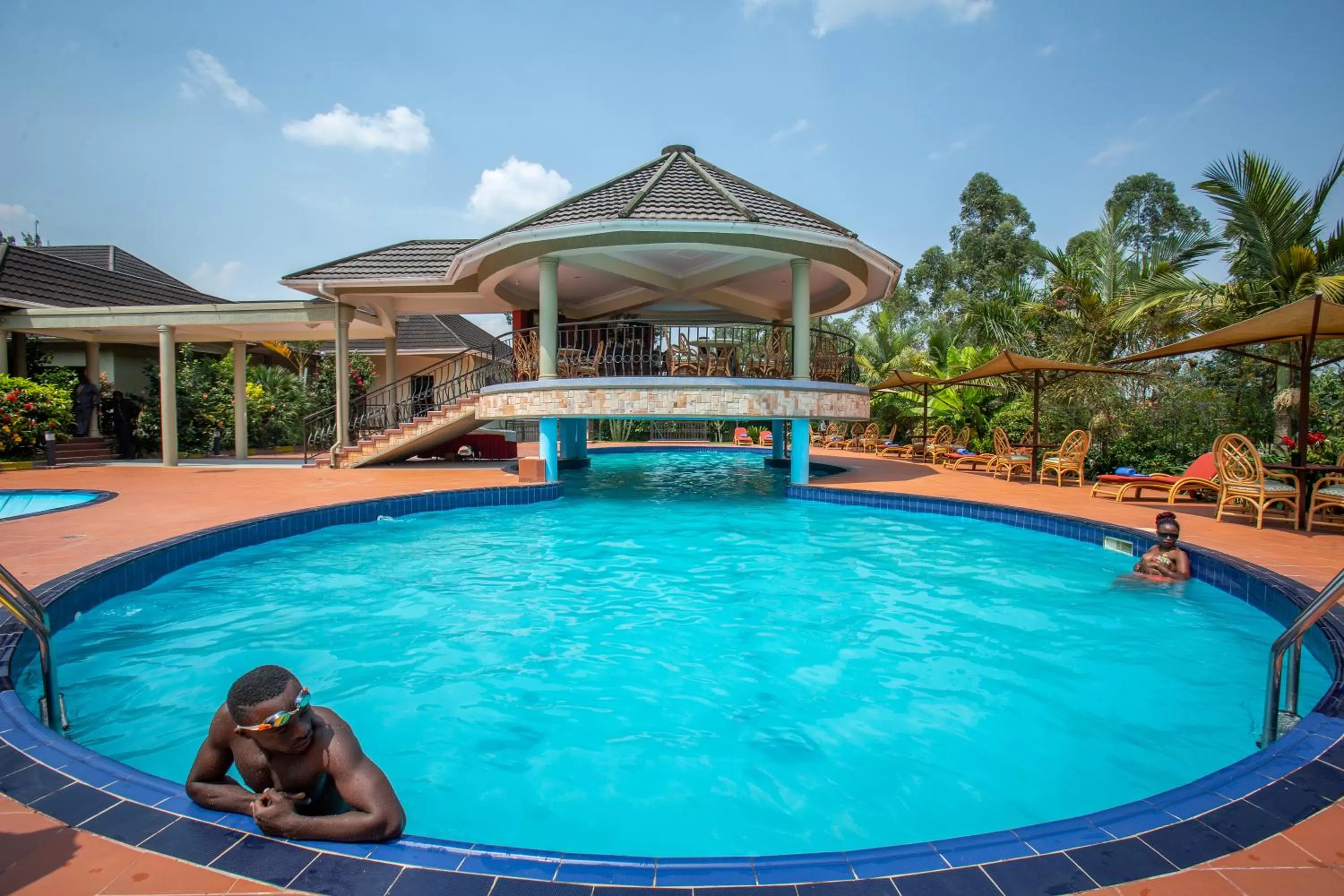 Swimming pool in Nyaika Hotel