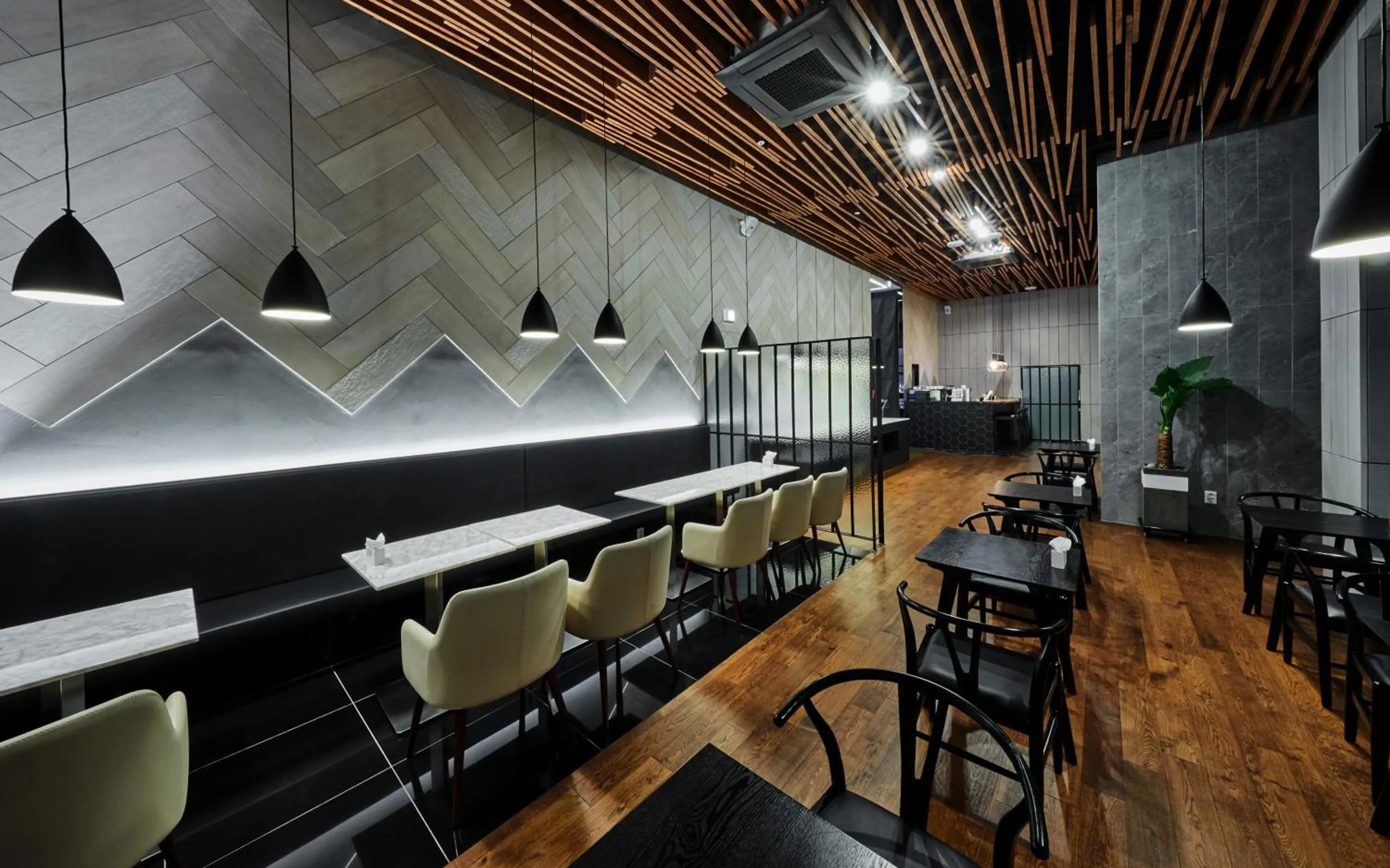 Lounge or bar in hotel riverside