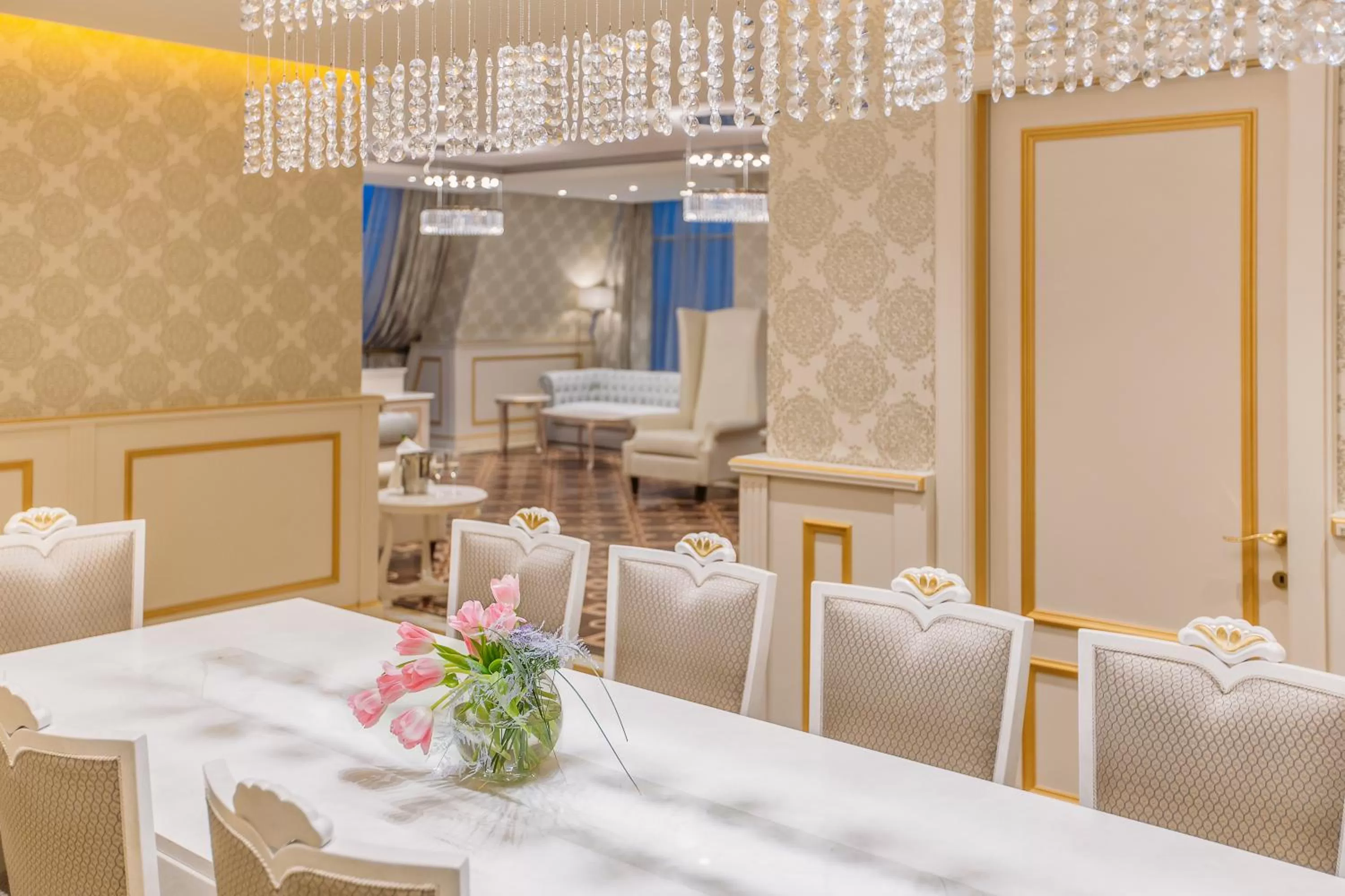 Dining area in The Biltmore Tbilisi Hotel