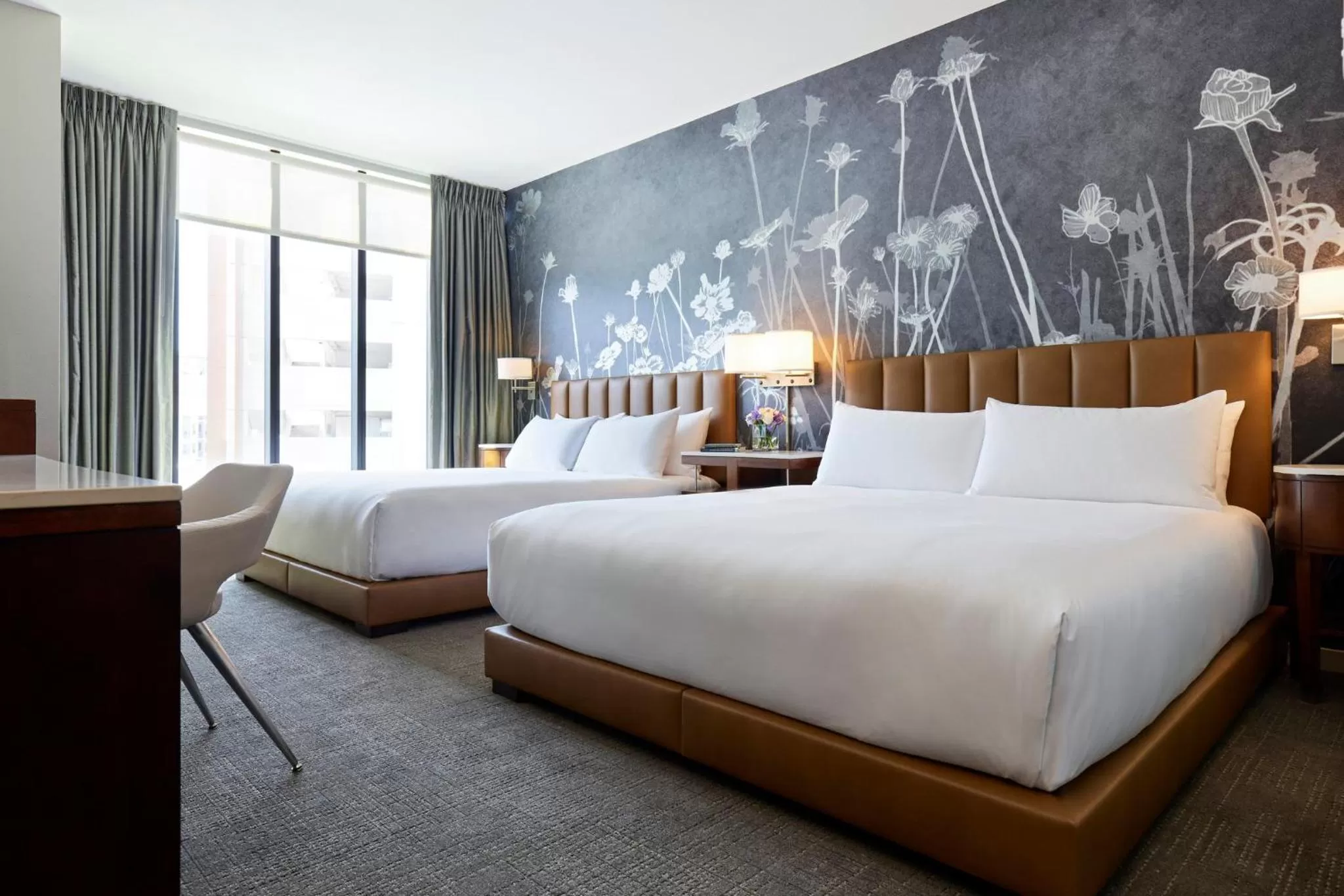 Double King Hearing-Accessible Guest Room in Archer Hotel Falls Church