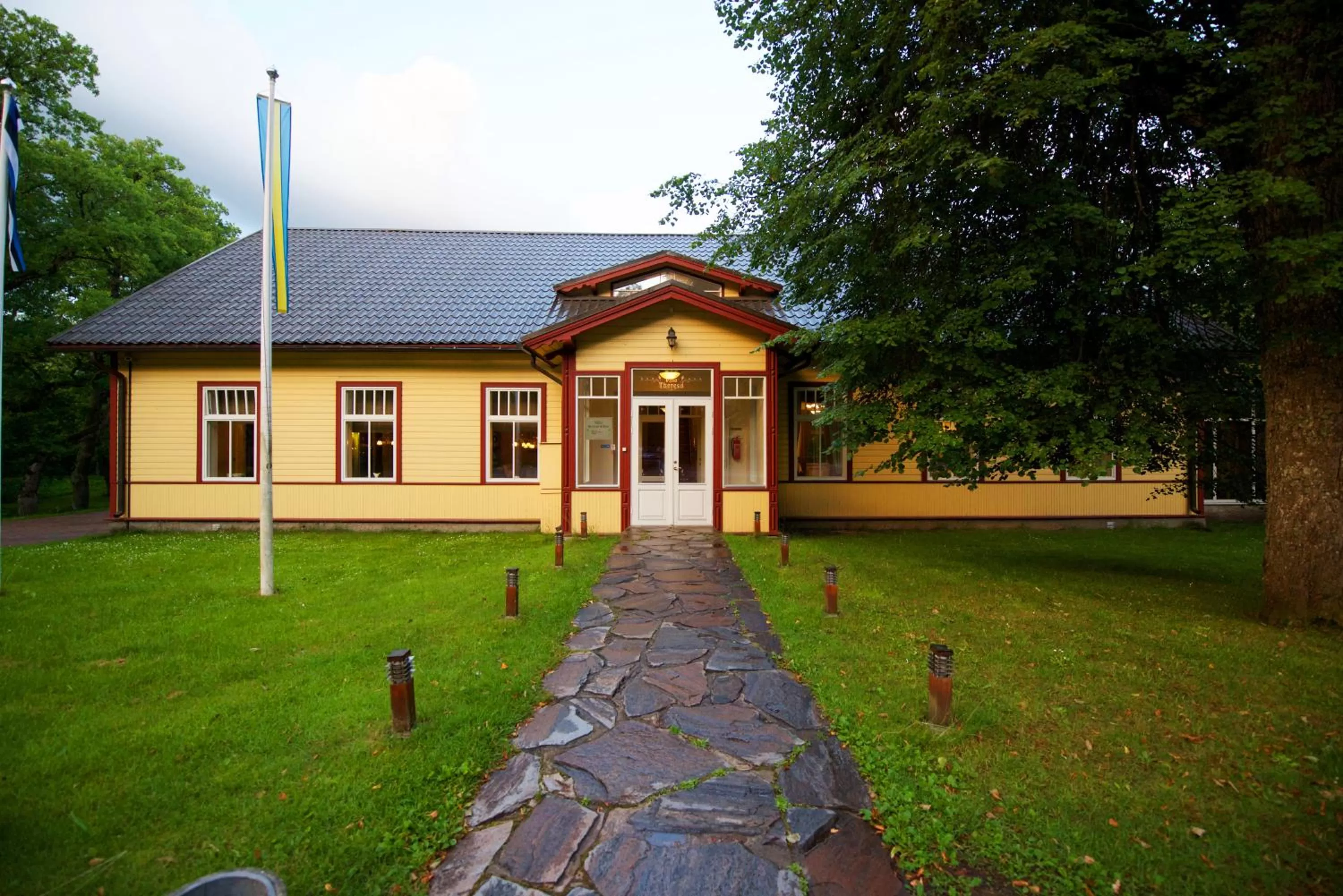 Facade/entrance, Property Building in Villa Hotel Theresa
