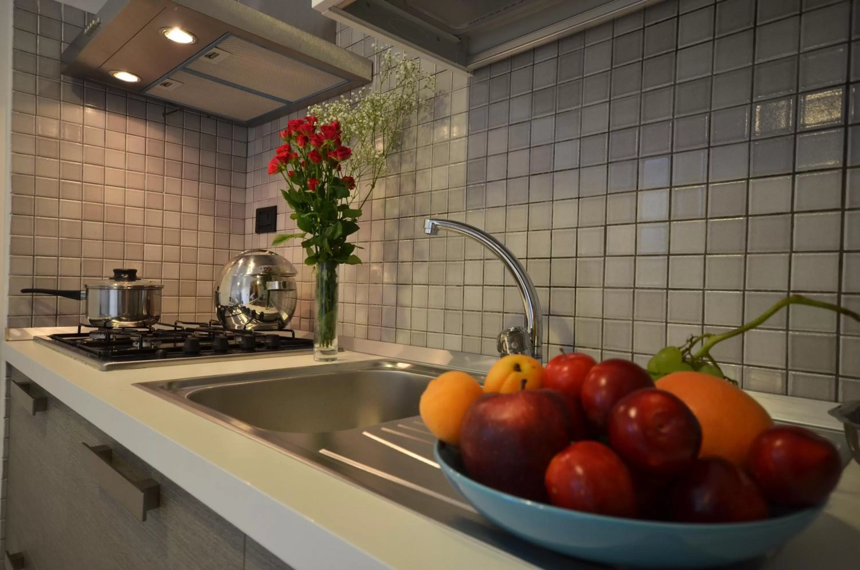 Kitchen or kitchenette in B&B La Dimora di Iside