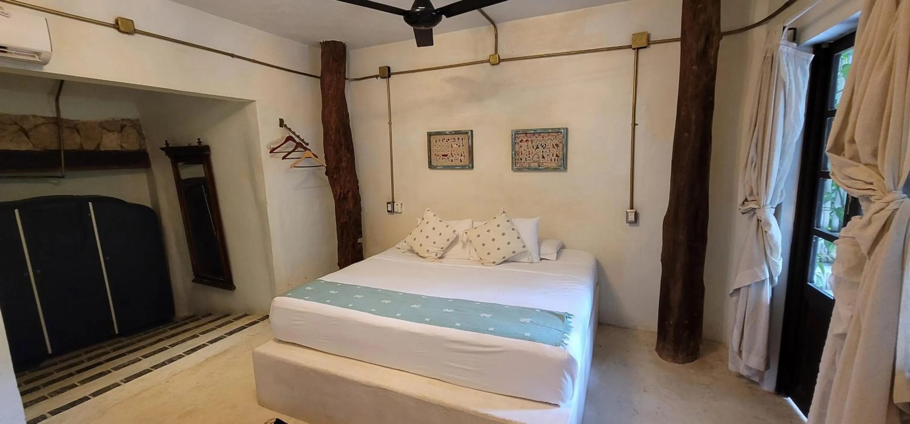 Bed in Casa Ambar Hotel & Boutique Tulum
