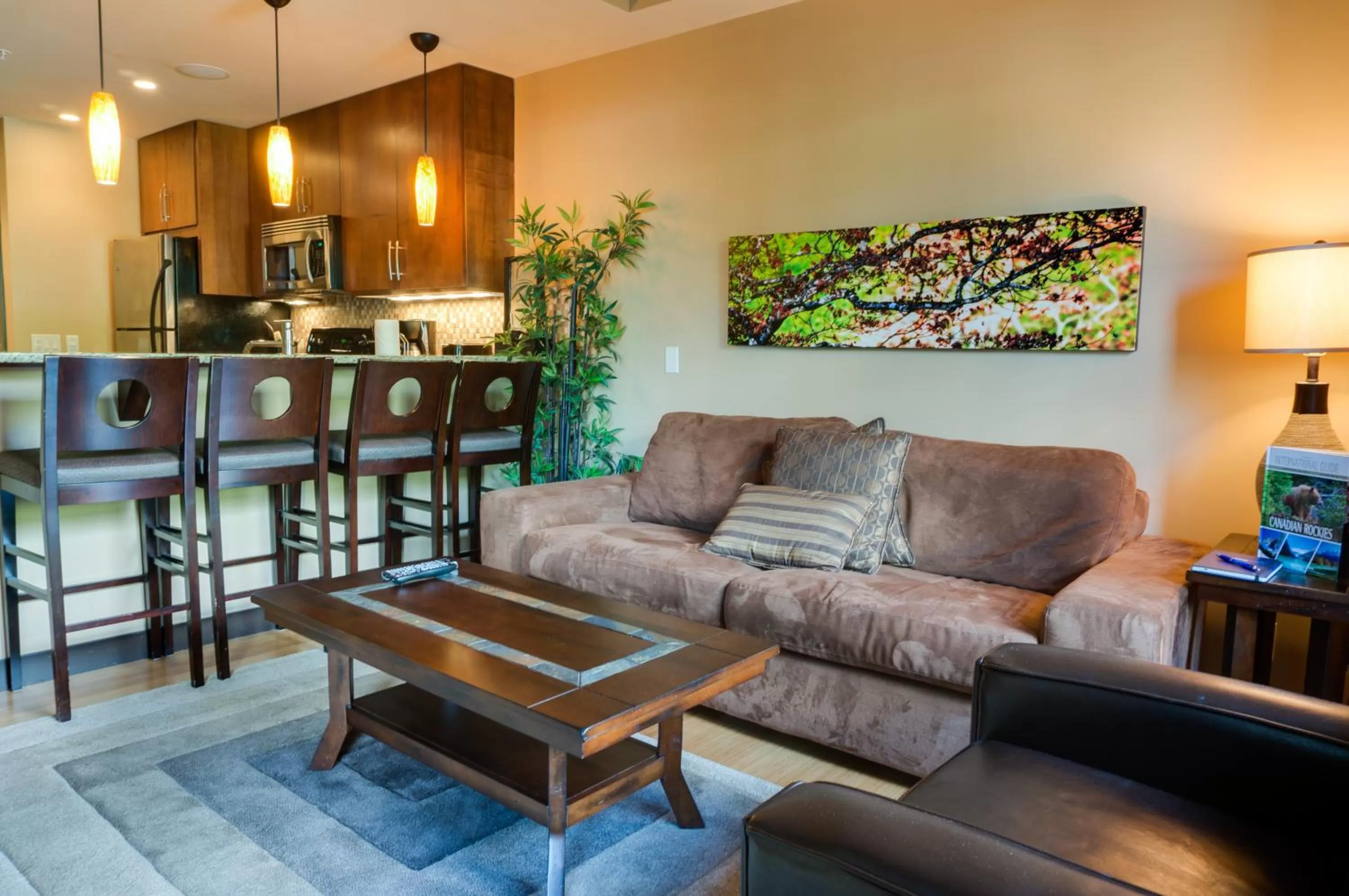 Living room in Silver Creek Lodge
