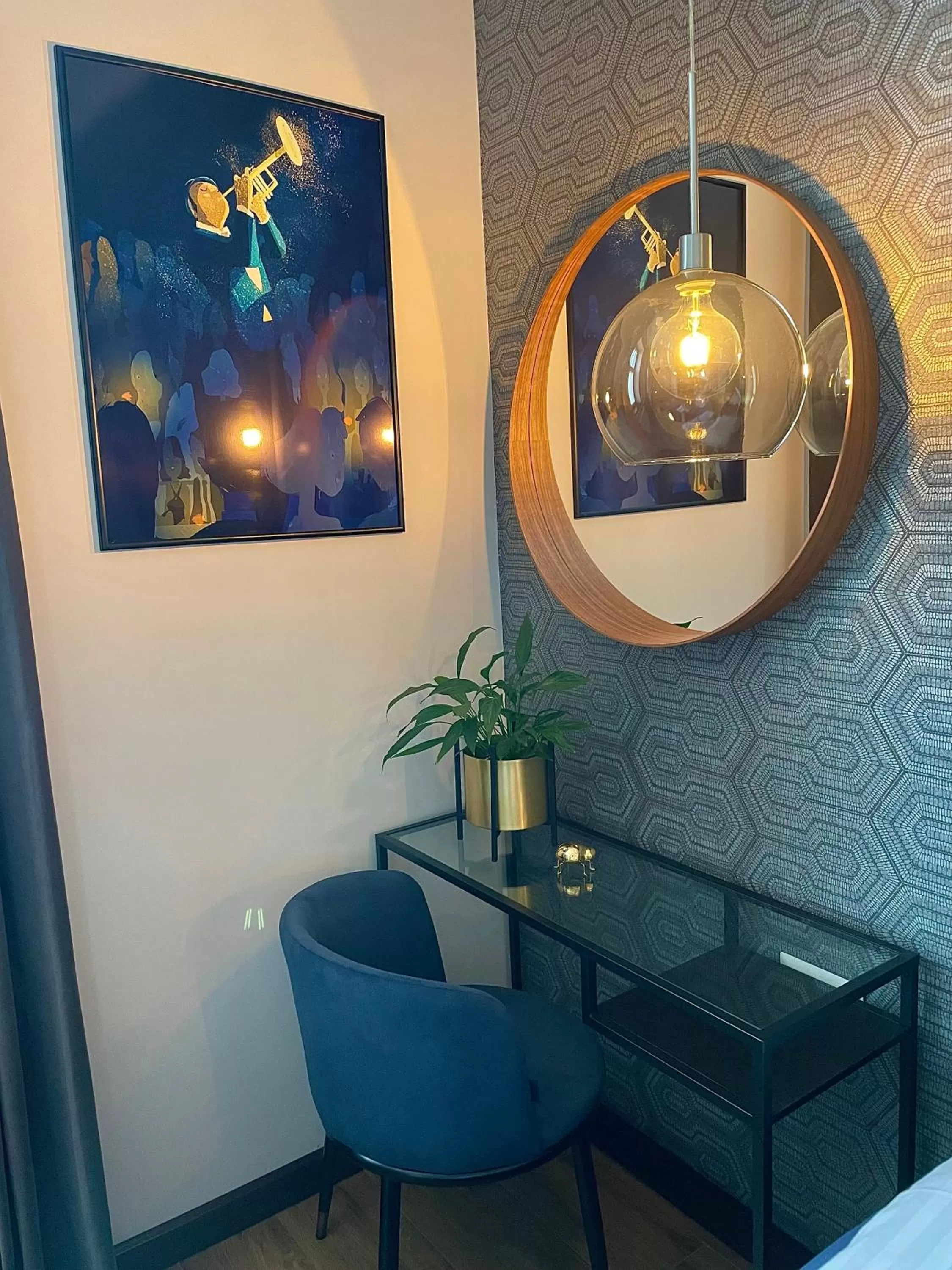 Seating area in Chicago Vendégház