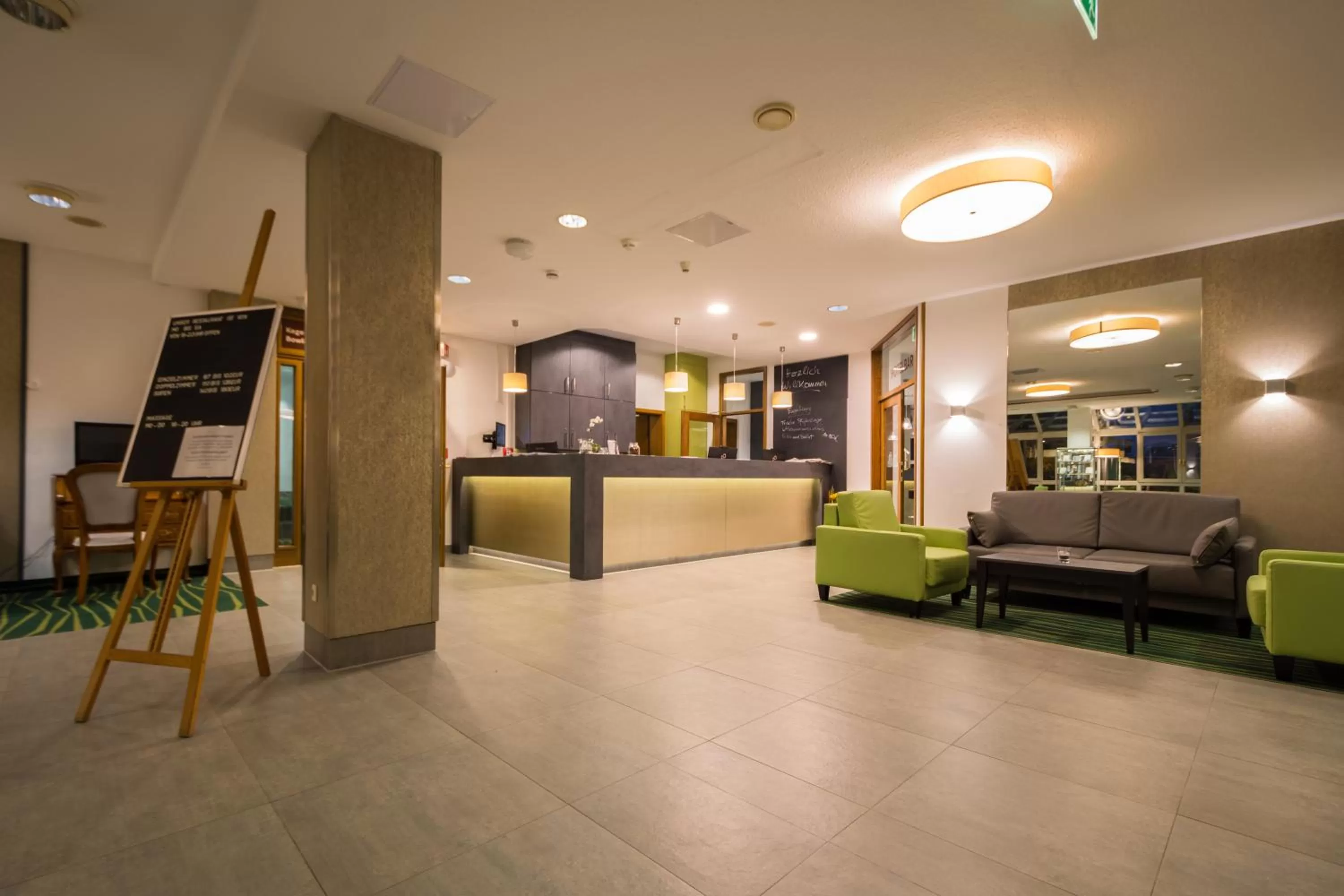 Lobby or reception in Hotel Fortuna