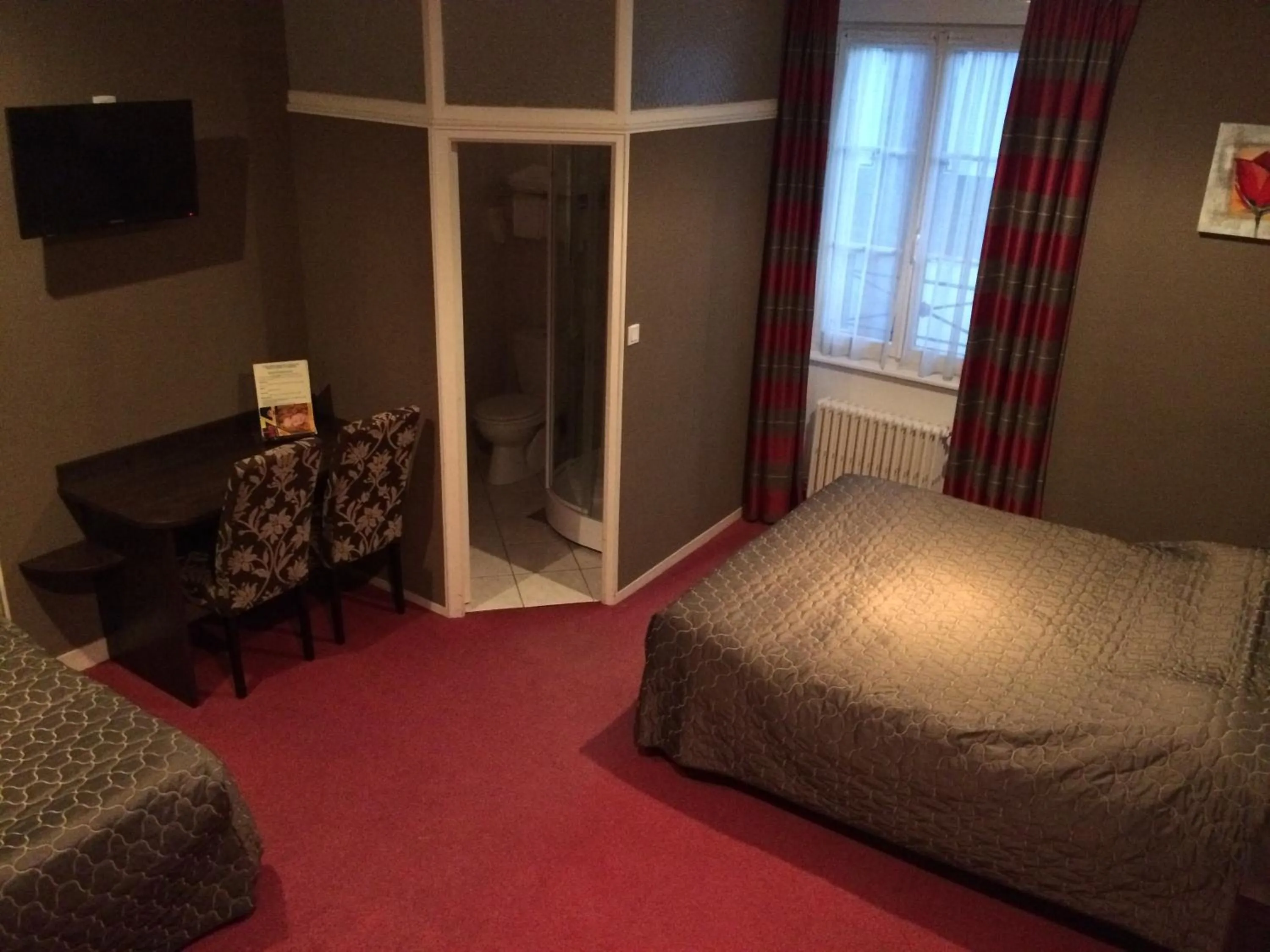 Decorative detail, Bed in Hôtel de La Croix d'Or