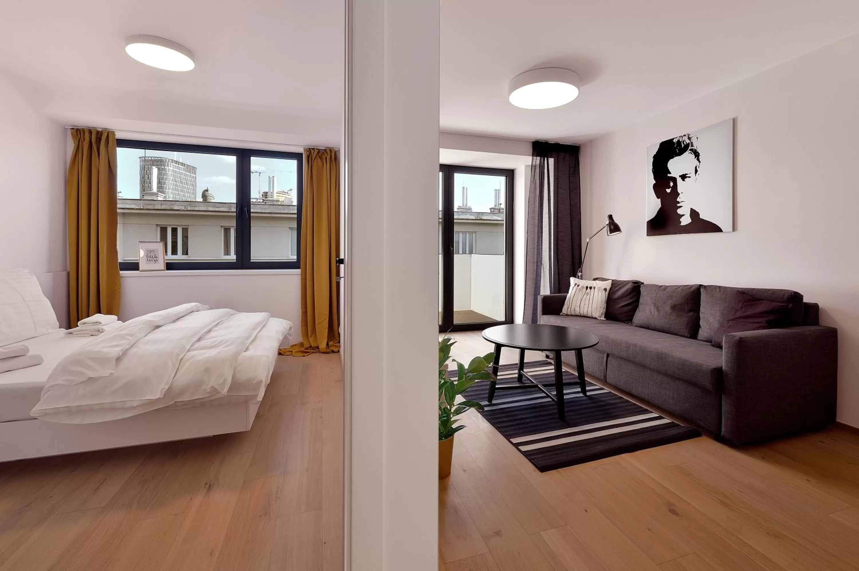 Balcony/Terrace, Bed in Smart & Green Living by Ambiente