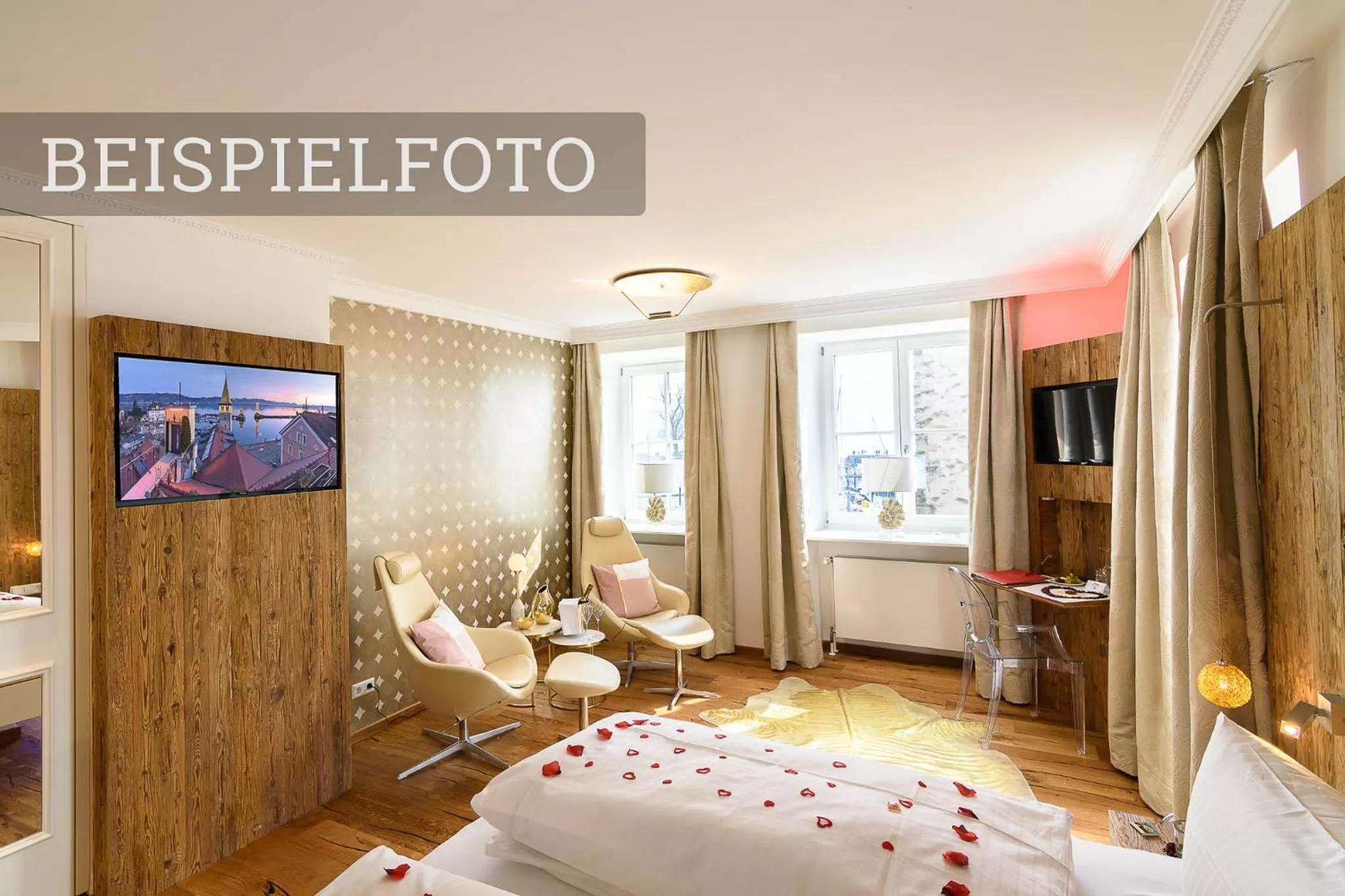 Deluxe Double Room with Balcony - single occupancy in YachtHotel Helvetia Spa- und Wellnessdomizil