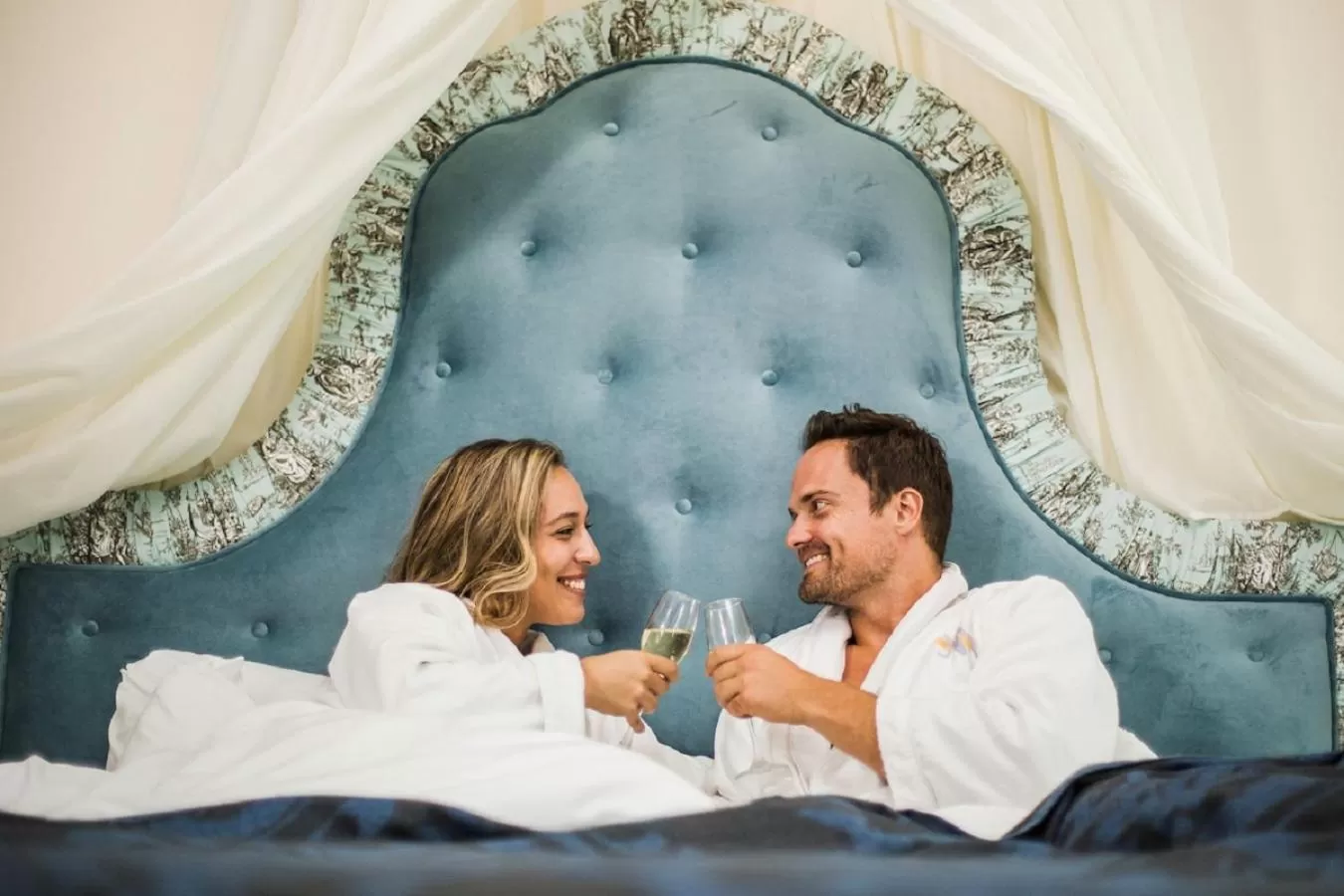 Decorative detail, Bed in Mirbeau Inn & Spa - Plymouth